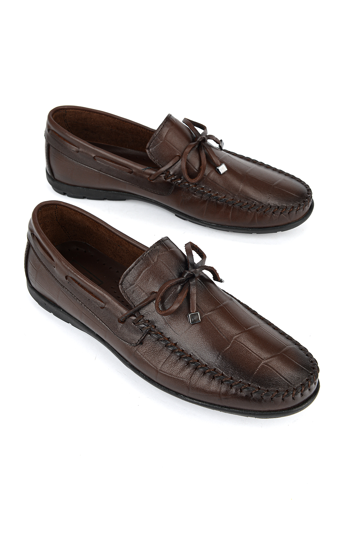 Ziya Ayakkabı Erkek Hakiki Deri Loafer 161423Z42 Kahve görsel 2