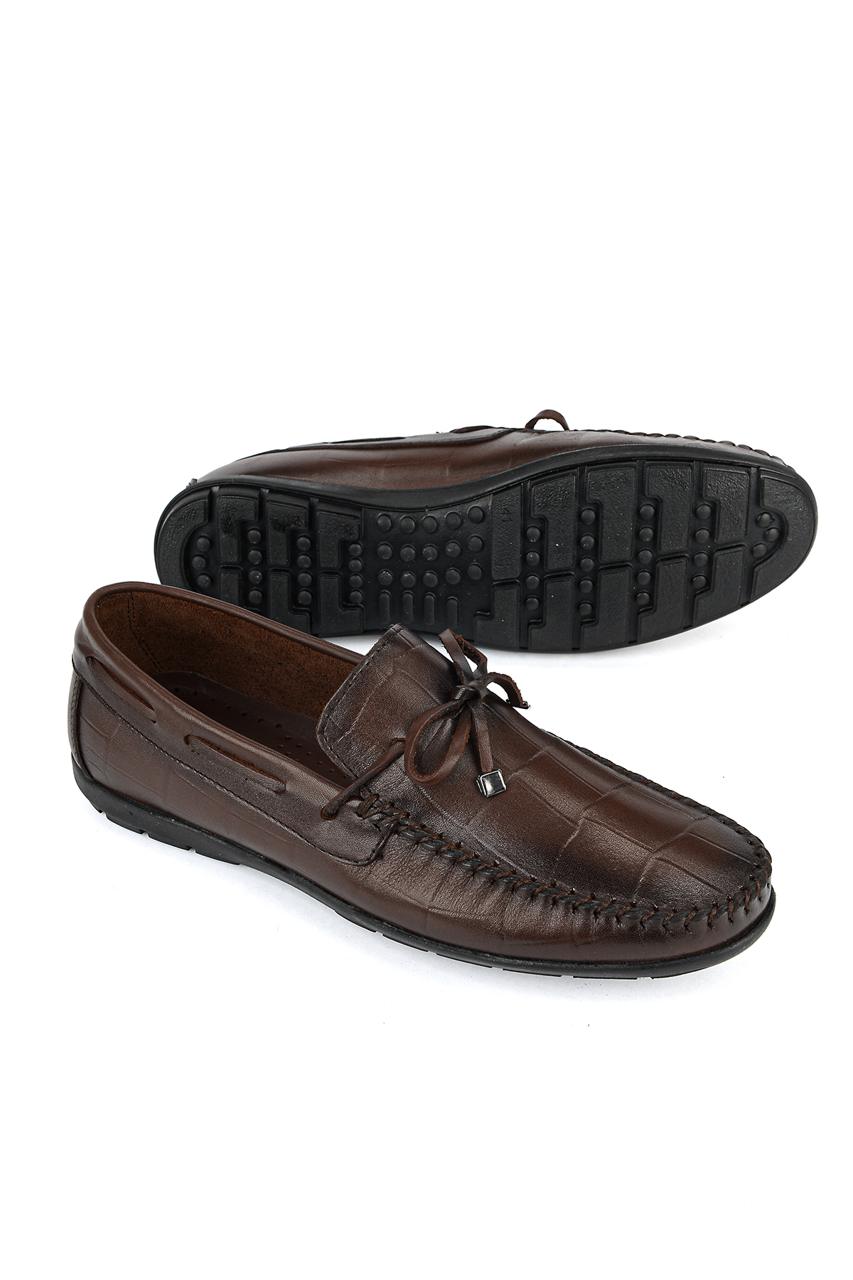 Ziya Ayakkabı Erkek Hakiki Deri Loafer 161423Z42 Kahve görsel 4