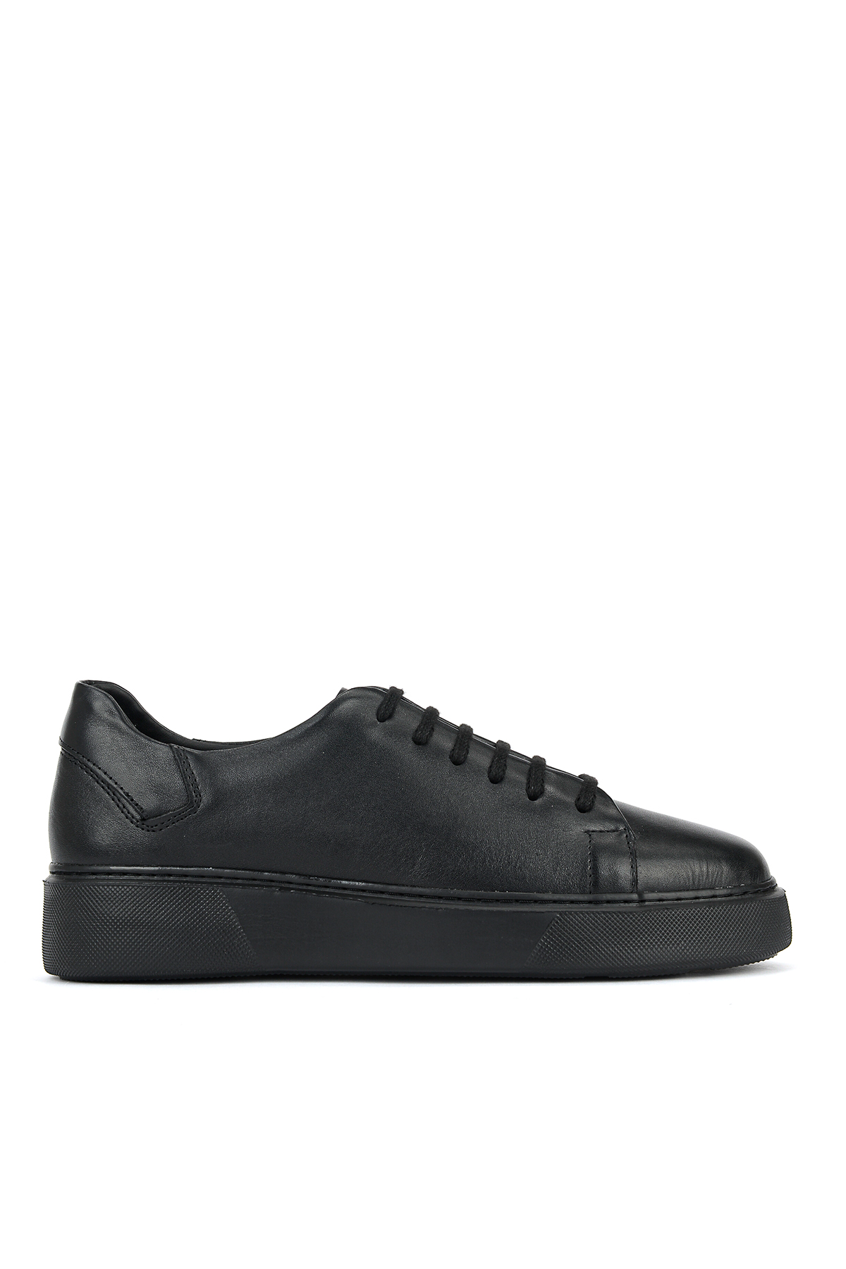 Ziya Ayakkabı Erkek Hakiki Deri Sneaker 161423Z5141 Siyah