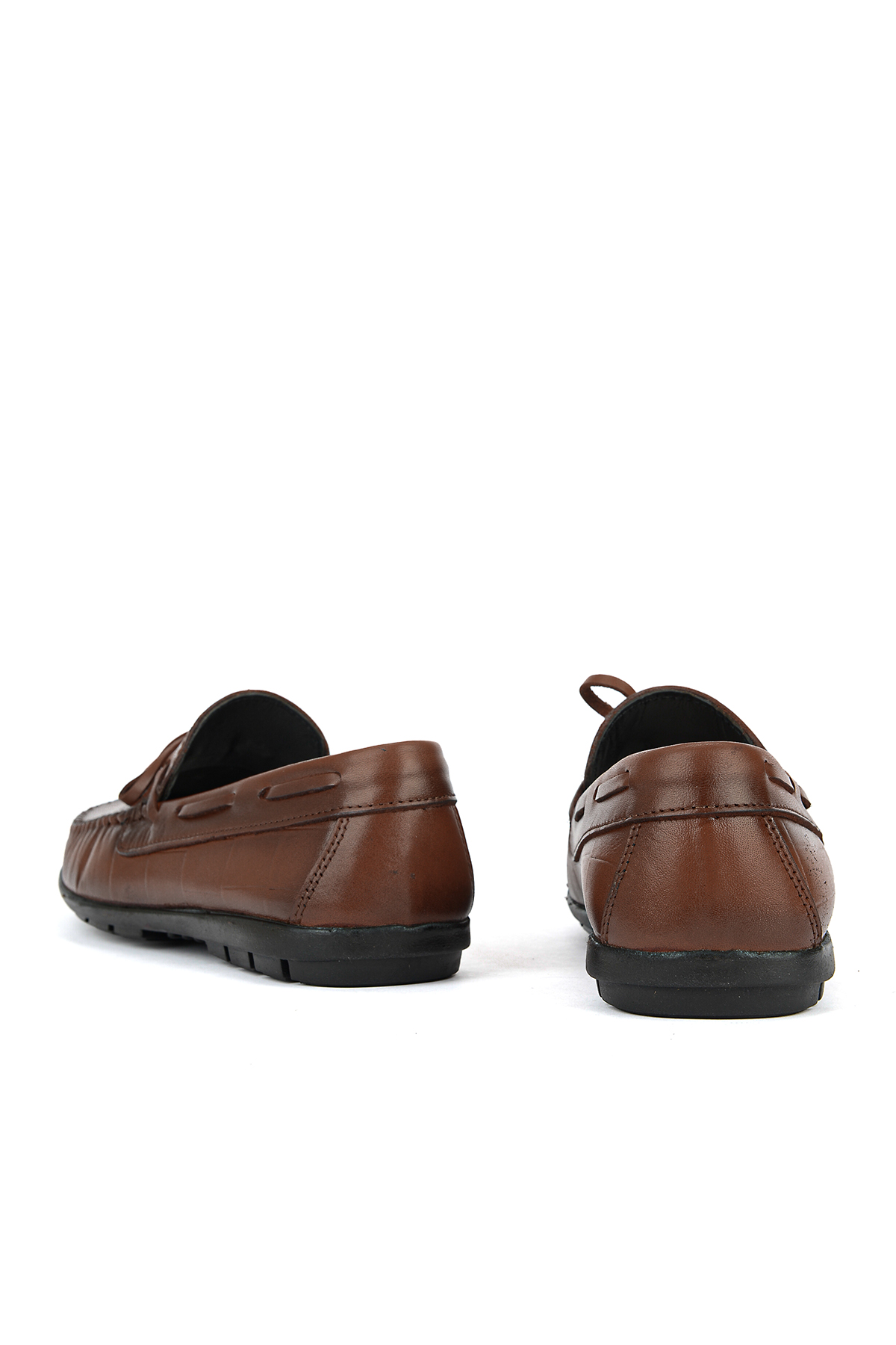 Ziya Ayakkabı Erkek Hakiki Deri Loafer 161423Z42 Taba görsel 3