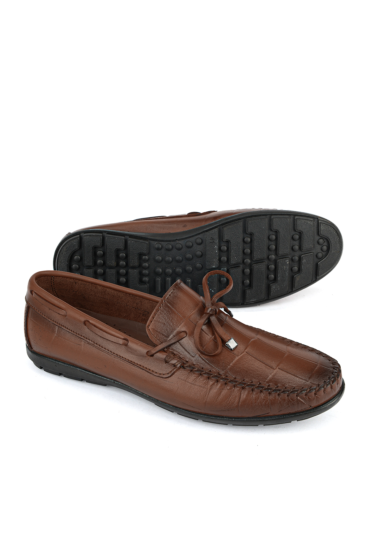 Ziya Ayakkabı Erkek Hakiki Deri Loafer 161423Z42 Taba görsel 4