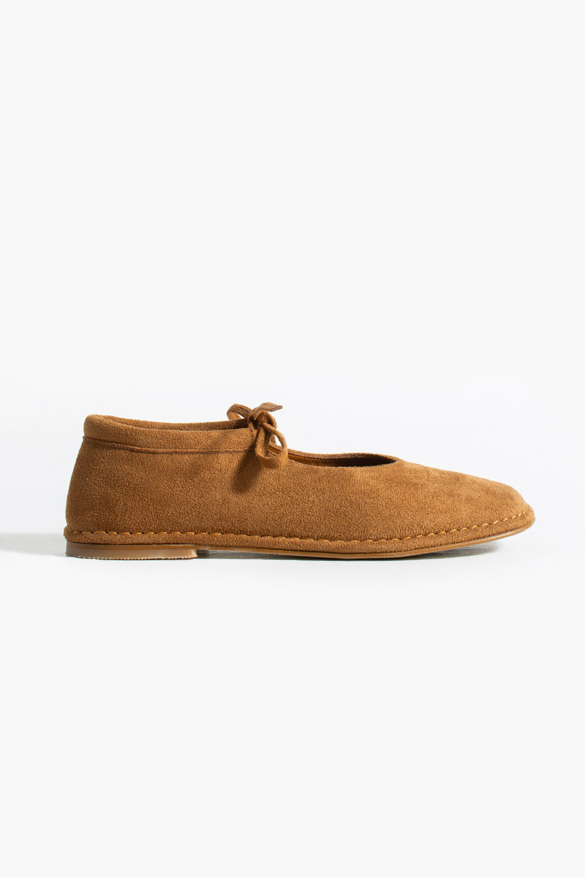 DUXAL SHOES Brendon Düğüm Detaylı Konfor Hakiki Deri İçi Bağcıklı Kadın Babet Ayakkabı görsel 6