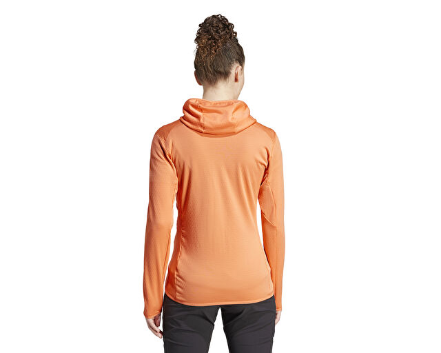 Adidas W Xpr Lt Fl H J Kadın Outdoor Ceketi IQ3729 Turuncu görsel 2