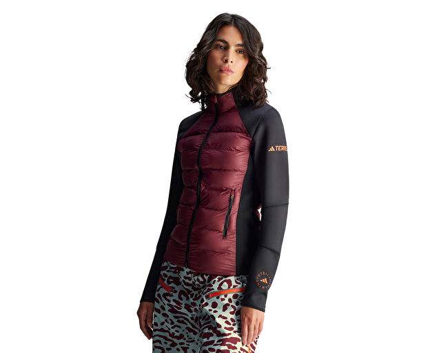 Adidas By Stella McCartney x Terrex TrueNature Midlayer Kadın Outdoor Ceketi JE4080 Kırmızı