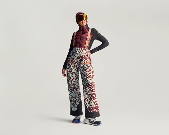 Adidas By Stella McCartney x Terrex TrueNature Midlayer Kadın Outdoor Ceketi JE4080 Kırmızı görsel 5