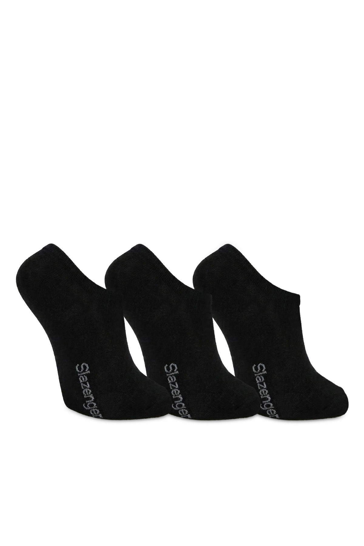 SLAZENGER JESTER 3 lü Kadın Bambu Siyah Çorap görsel 2