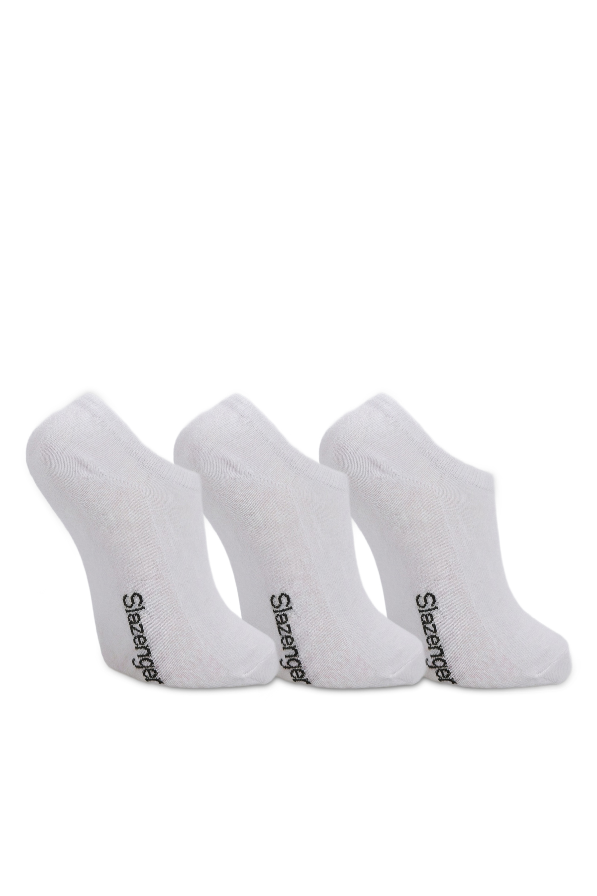 SLAZENGER JESTER 3 lü Kadın Bambu Beyaz Çorap görsel 2