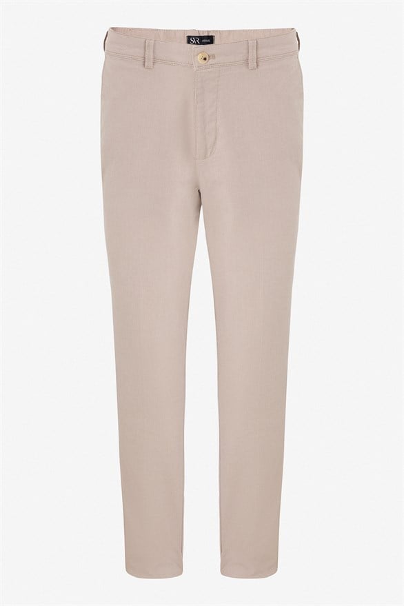 Süvari Bej Regular Casual Pantolon
