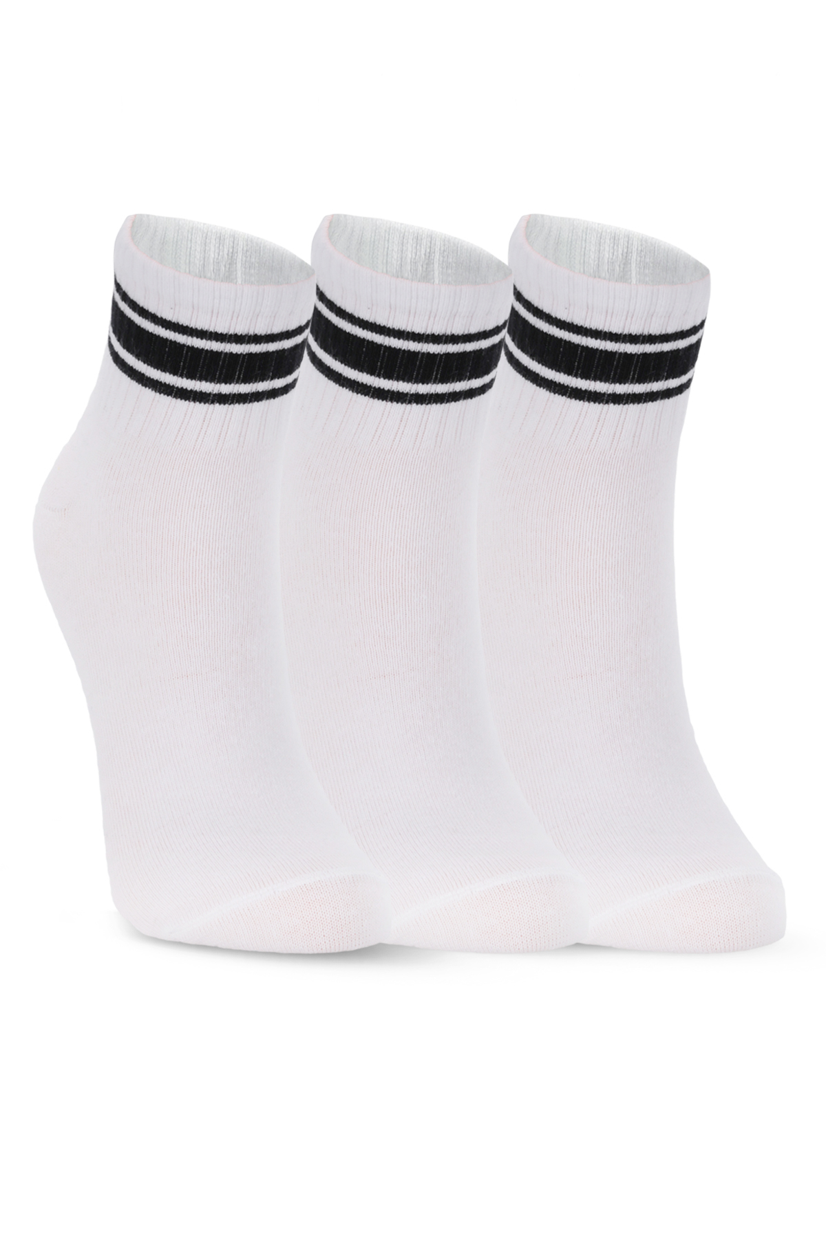 SLAZENGER JOKES 3 lü Kadın Beyaz Çorap