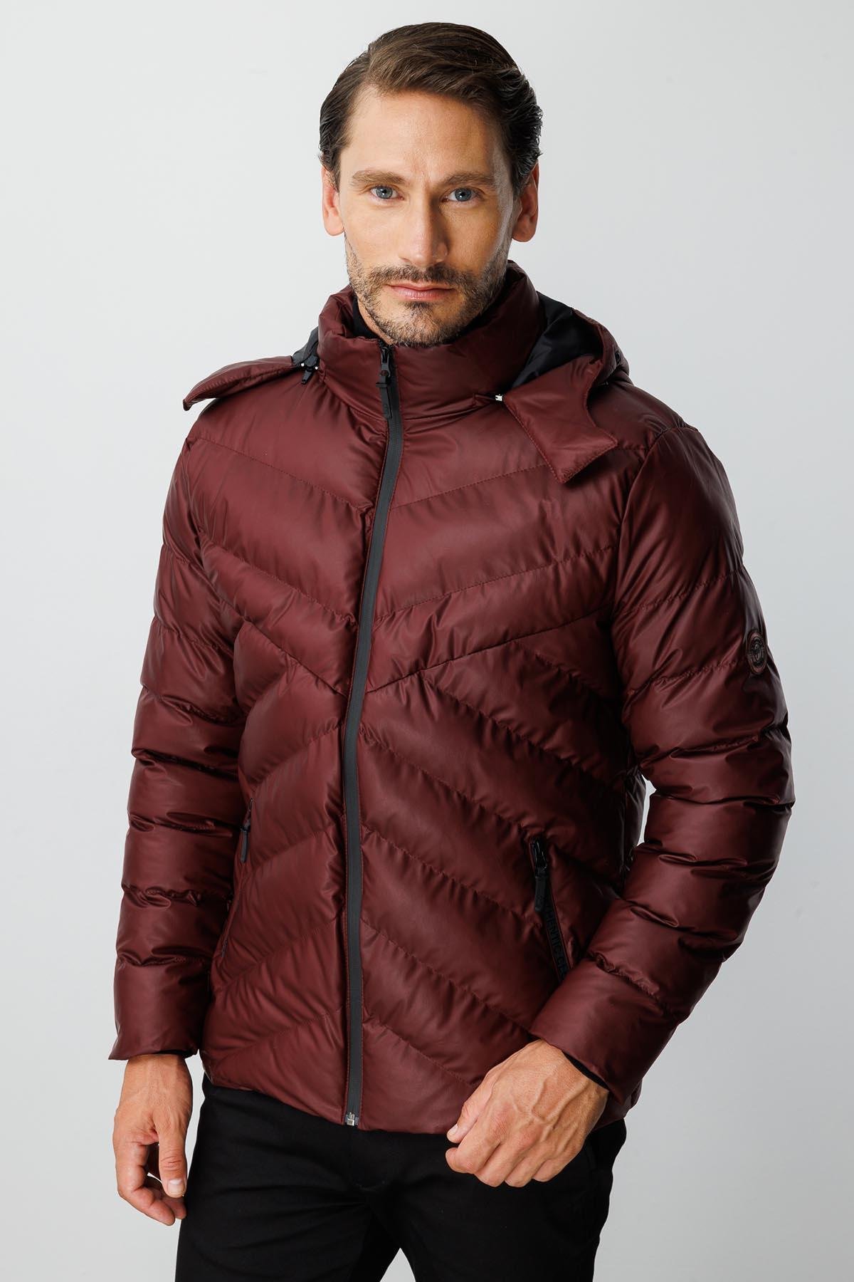 igs Erkek Bordo Şişme Mont