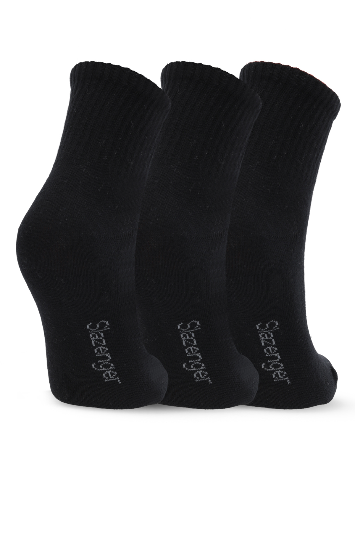 SLAZENGER JORIX 3 lü Kadın Siyah Çorap görsel 2