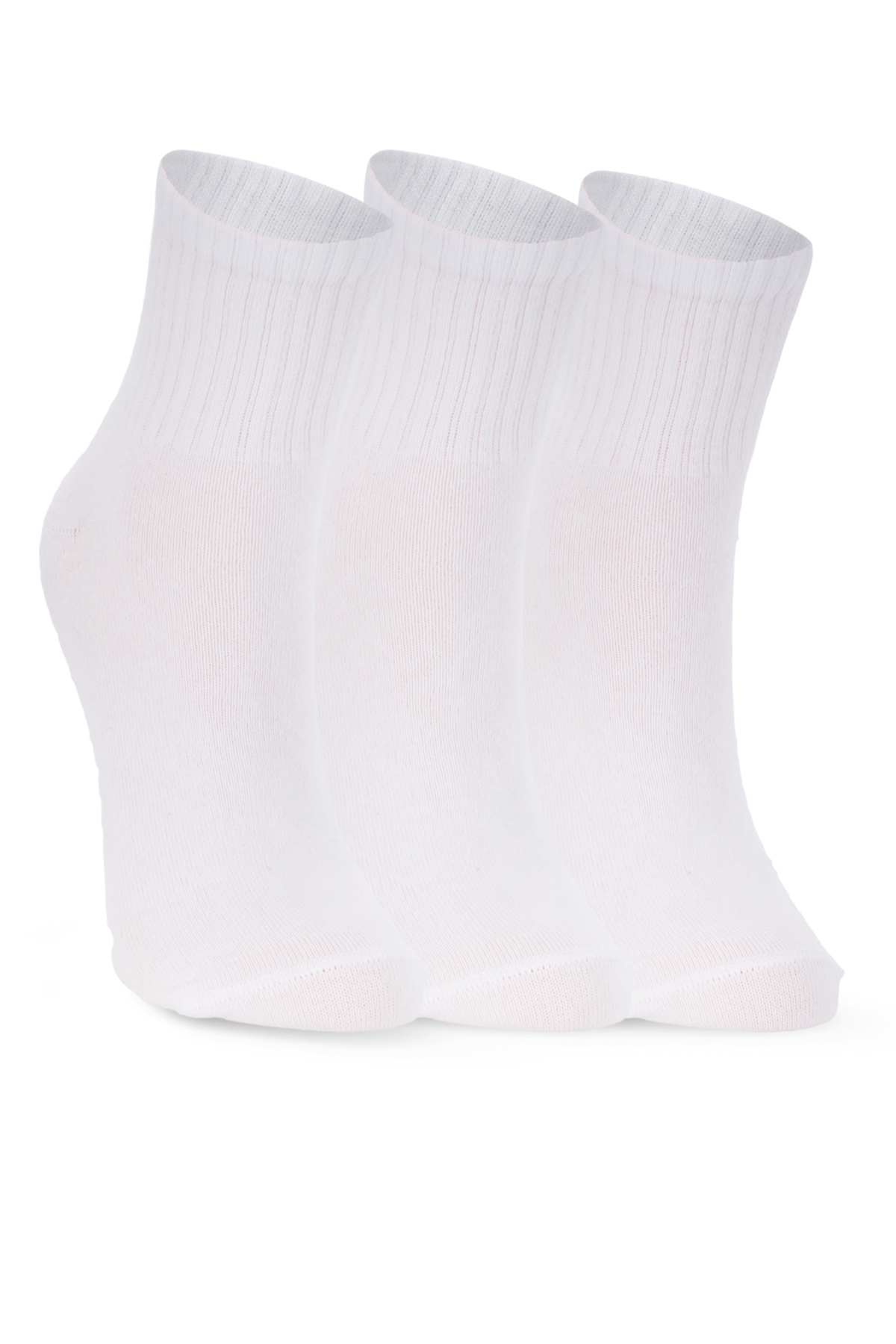 SLAZENGER JORIX 3 lü Kadın Beyaz Çorap