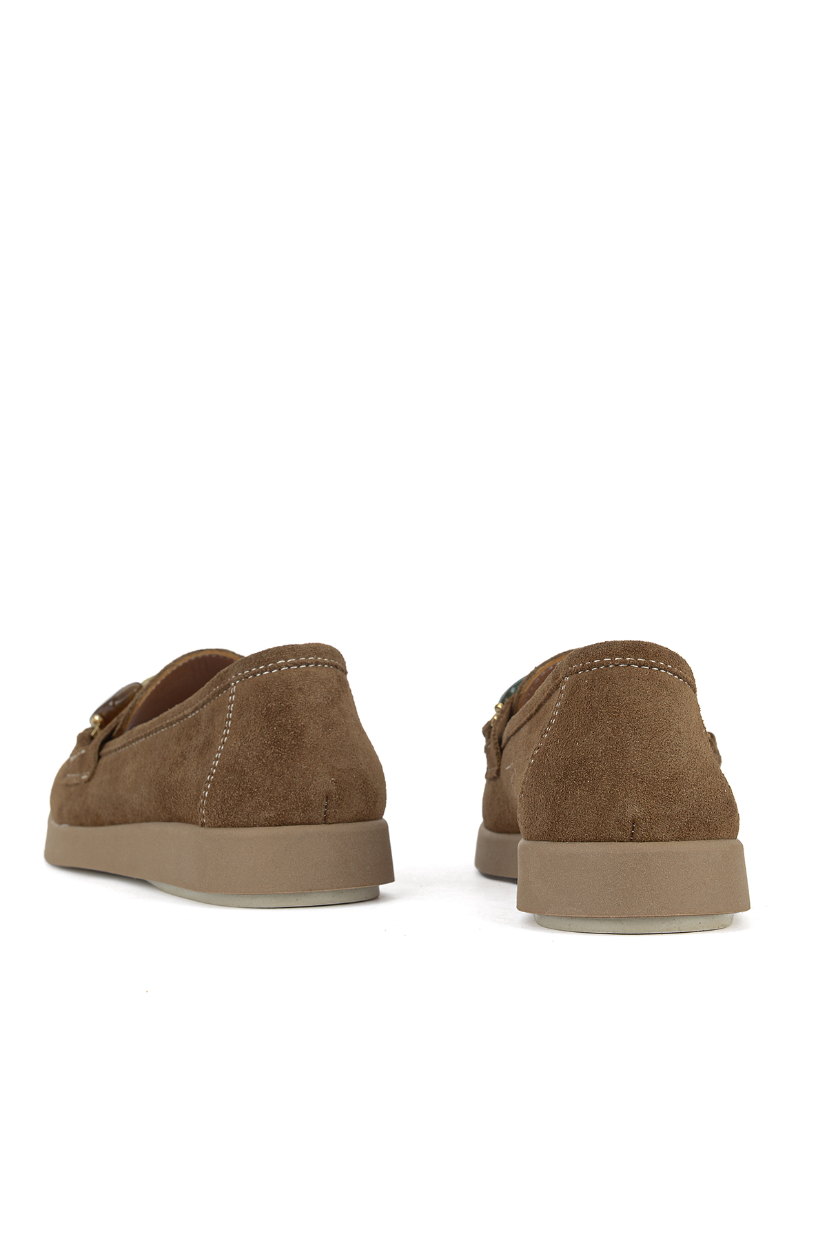 Ziya Ayakkabı Kadın Hakiki Deri Loafer Ayakkabı 161359Z710 Caramel görsel 3