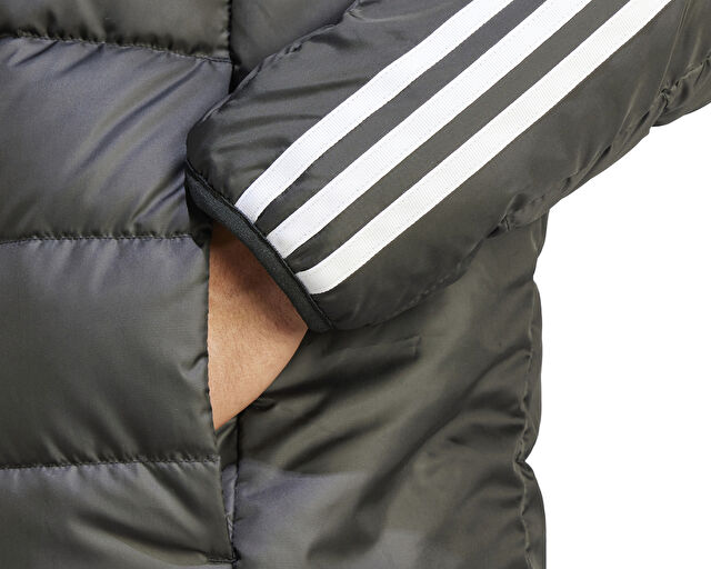 Adidas Ess 3S L D H Pa Erkek Günlük Mont HZ8522 Siyah görsel 6