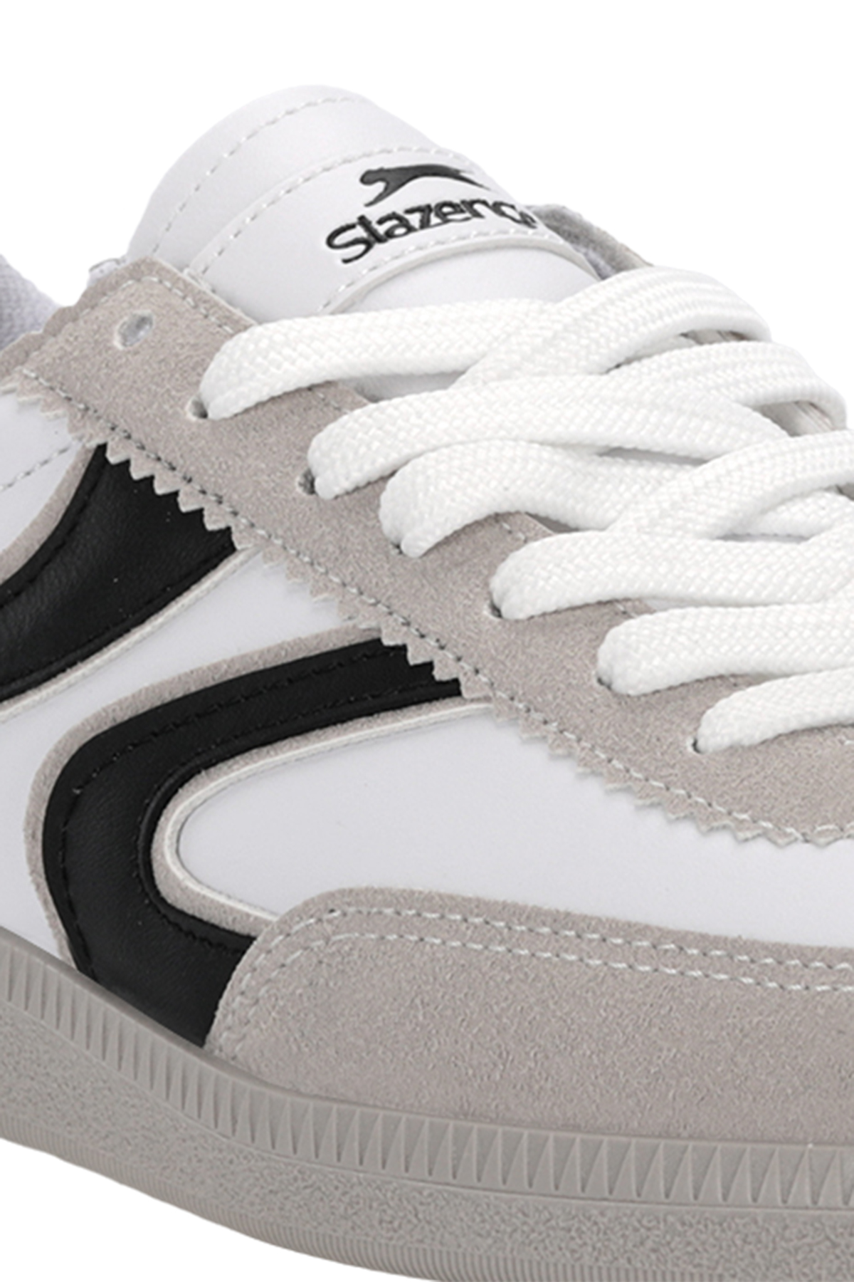 SLAZENGER ADDITION I Kadın Beyaz / Siyah Günlük Spor Ayakkabısı görsel 4