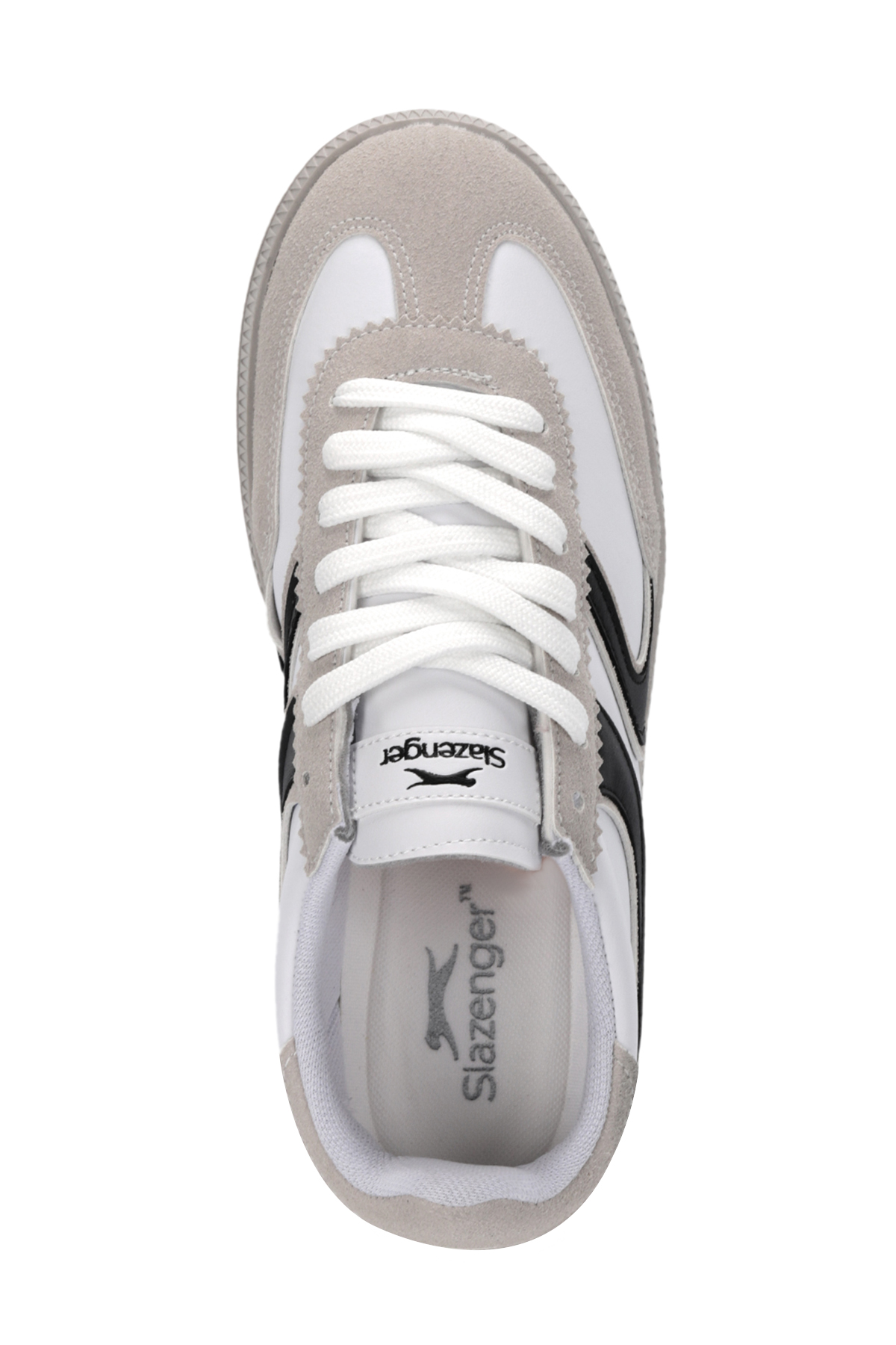 SLAZENGER ADDITION I Kadın Beyaz / Siyah Günlük Spor Ayakkabısı görsel 5