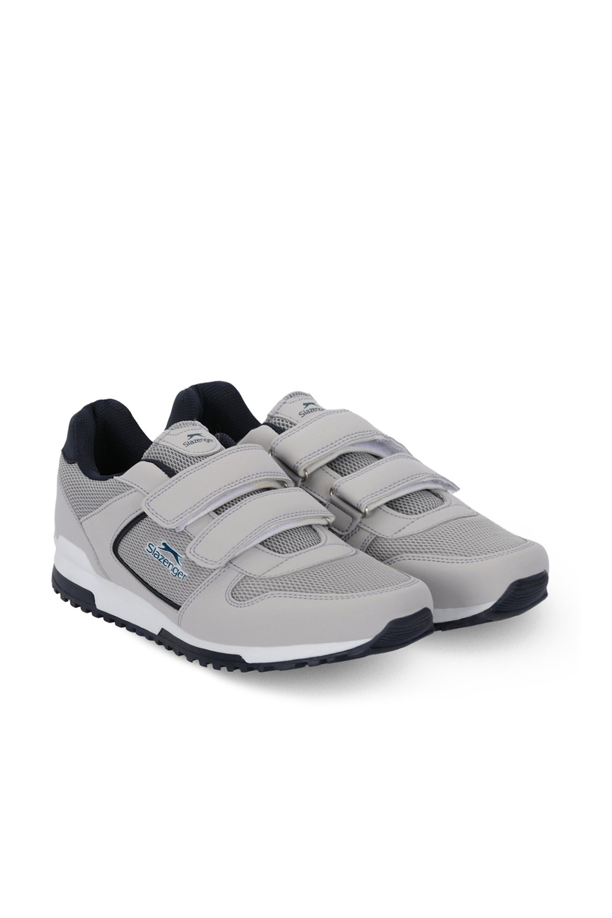 SLAZENGER ALLURE I Kadın Cırt Cırtlı Gri Günlük Spor Ayakkabısı görsel 2