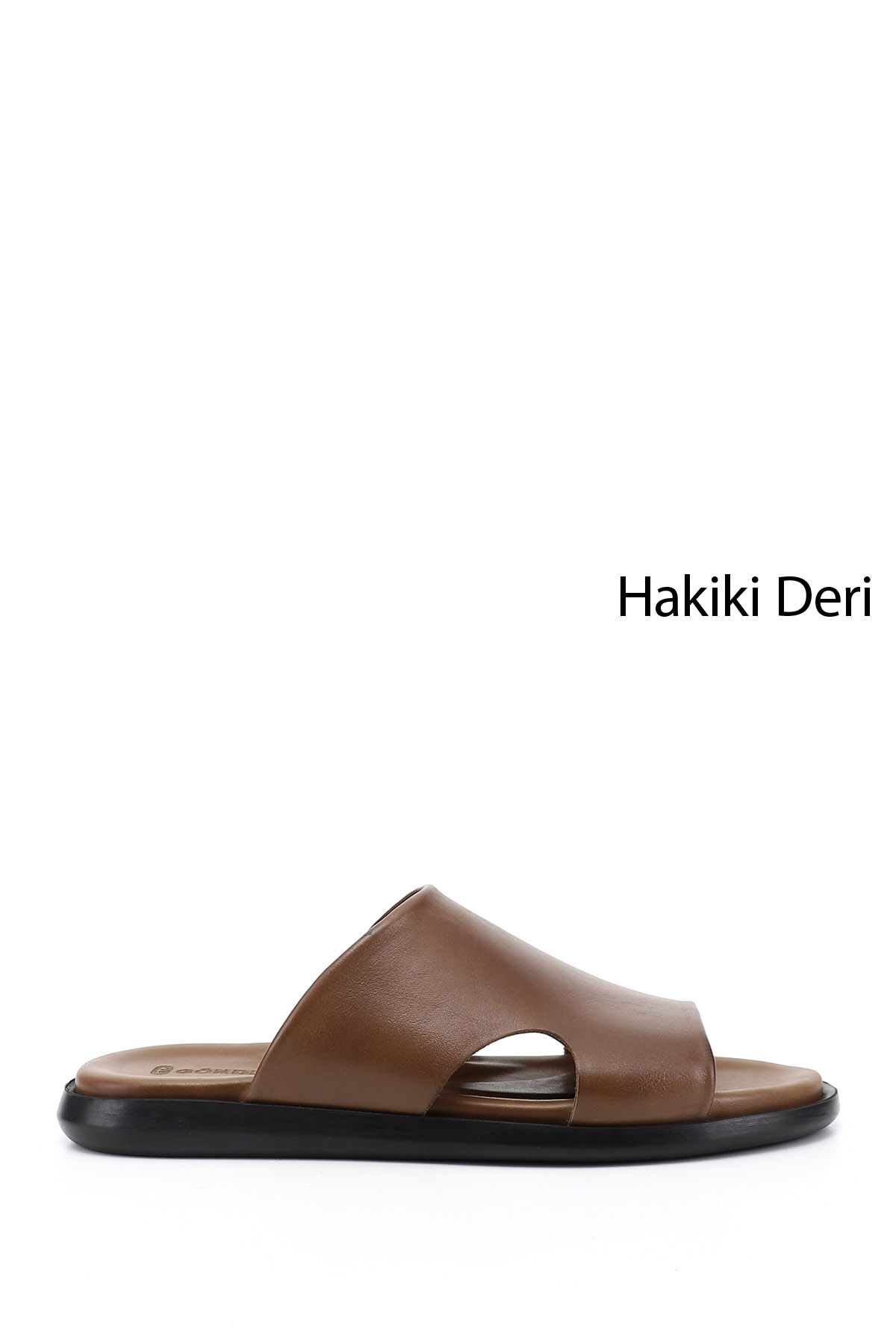 GÖNDERİ(R) Erkek KAHVERENGİ Hakiki Deri Terlik