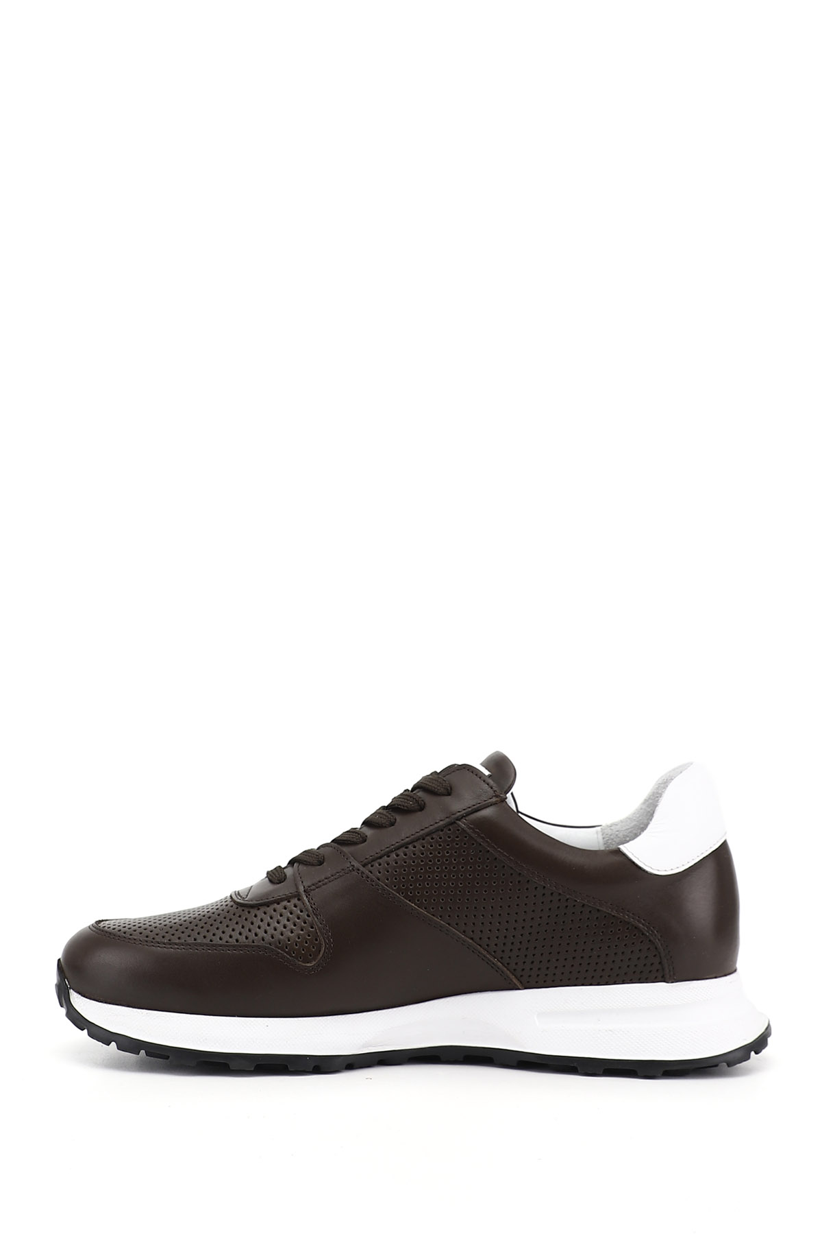 GÖNDERİ(R) Erkek TÜTÜN KAHVE Bağcıklı Hakiki Deri Comfort Sneaker görsel 4