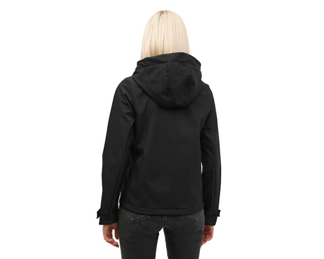 Lumberjack W-Ct2000 Tessa Softshell 2Pr Kadın Günlük Mont 101167541 Siyah görsel 4