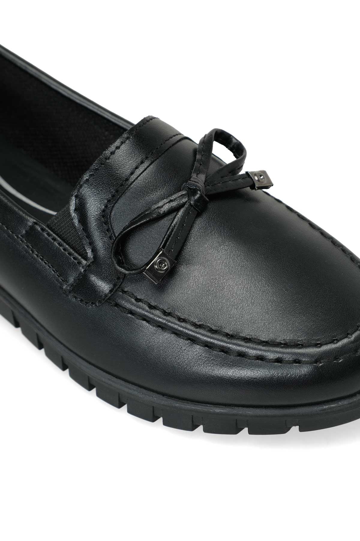 Polaris ESMA-CM.Z Siyah Kadın Loafer görsel 7