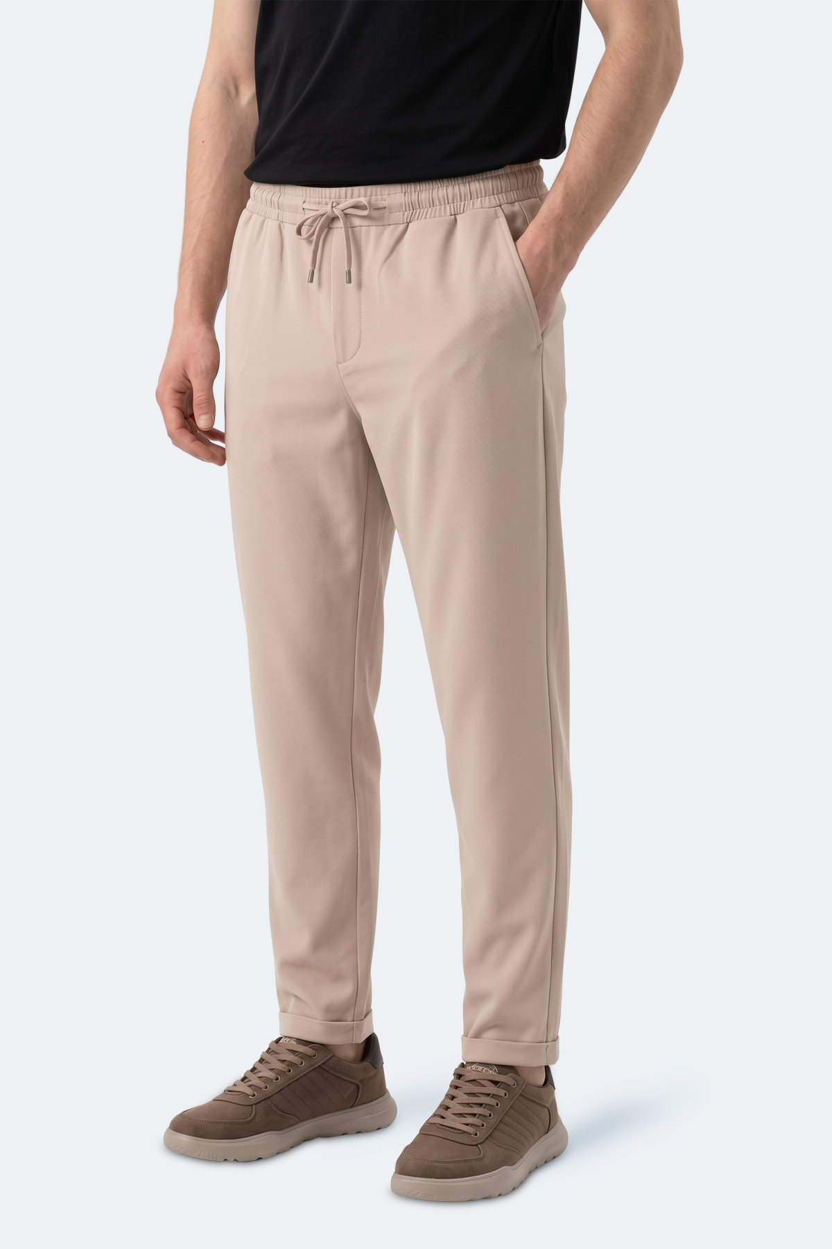SLAZENGER ESPINO Erkek Cepli Bej Eşofman Altı