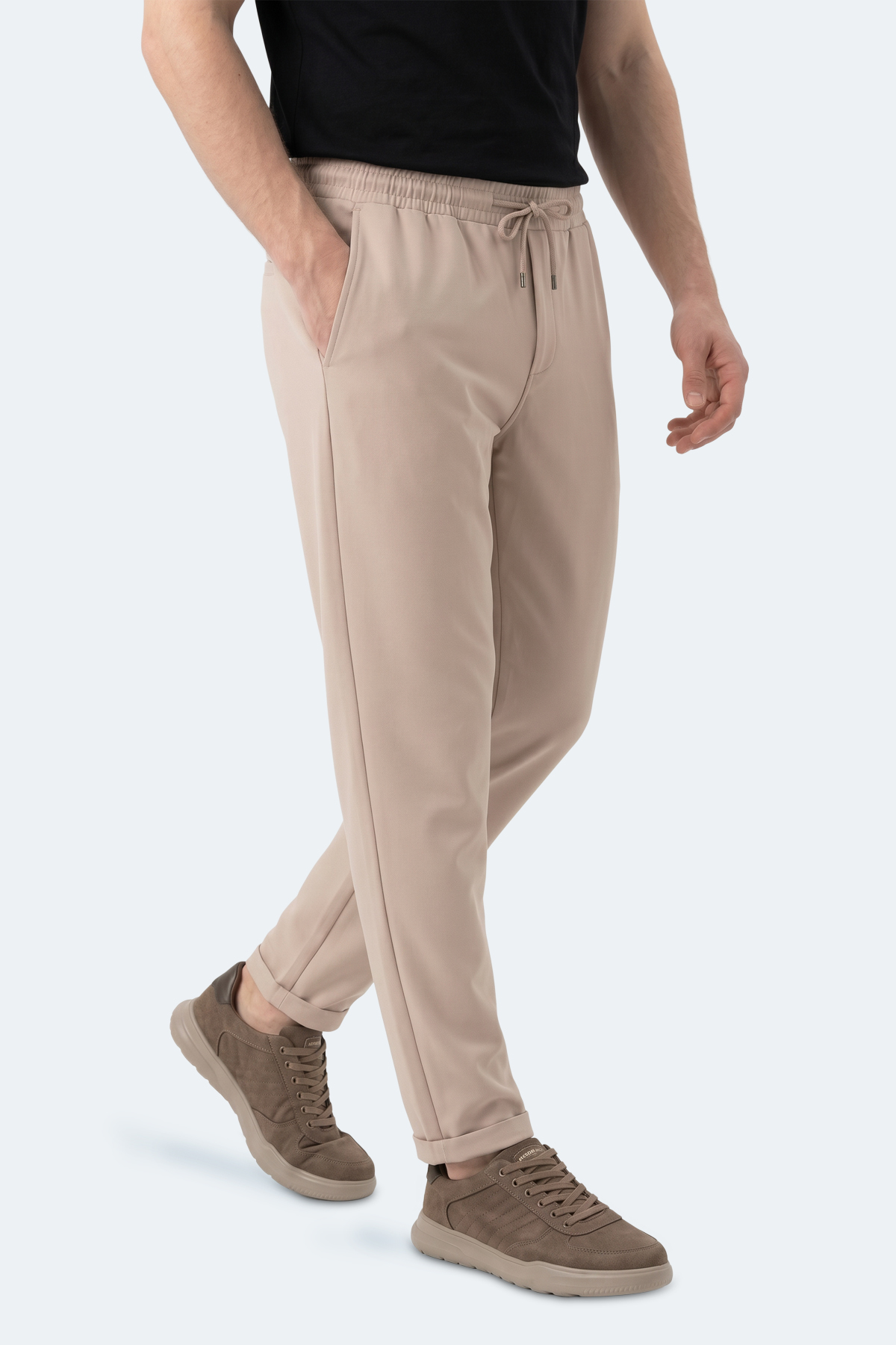 SLAZENGER ESPINO Erkek Cepli Bej Eşofman Altı görsel 6