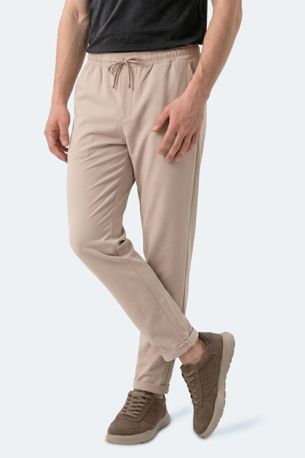 SLAZENGER ESPINO Erkek Cepli Bej Eşofman Altı görsel 7