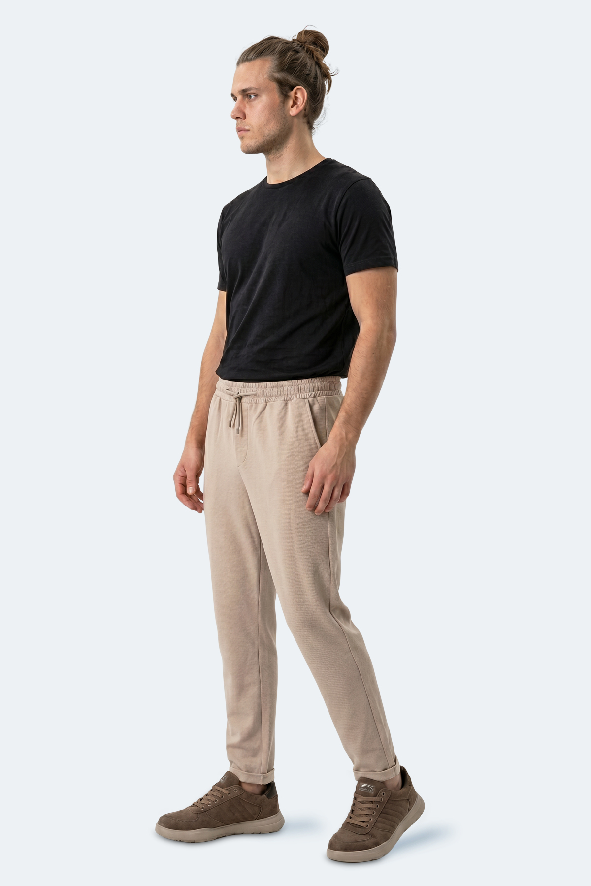 SLAZENGER ESPINO Erkek Cepli Bej Eşofman Altı görsel 8