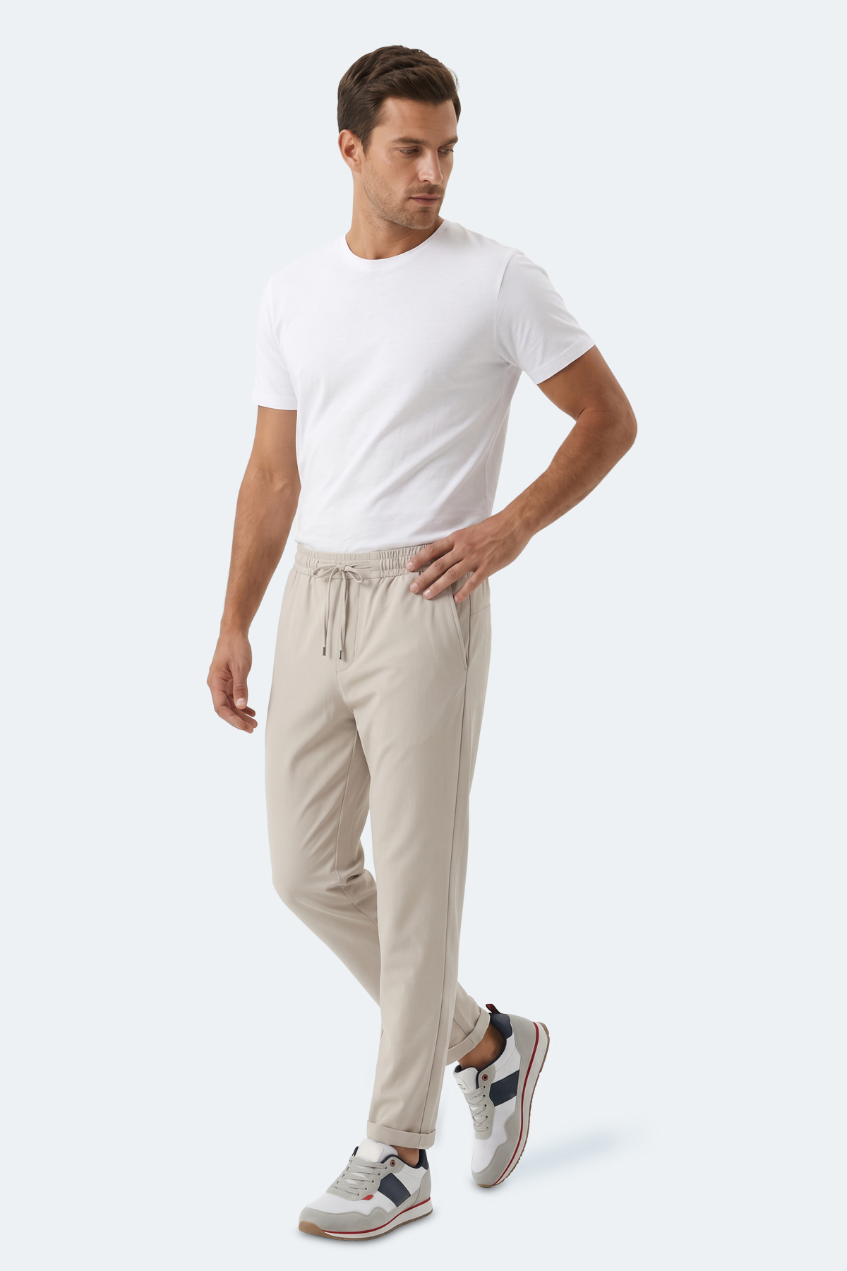SLAZENGER ESPINO Erkek Cepli Gri Eşofman Altı görsel 2