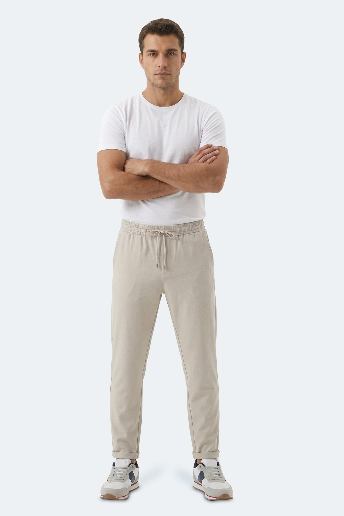 SLAZENGER ESPINO Erkek Cepli Gri Eşofman Altı görsel 5