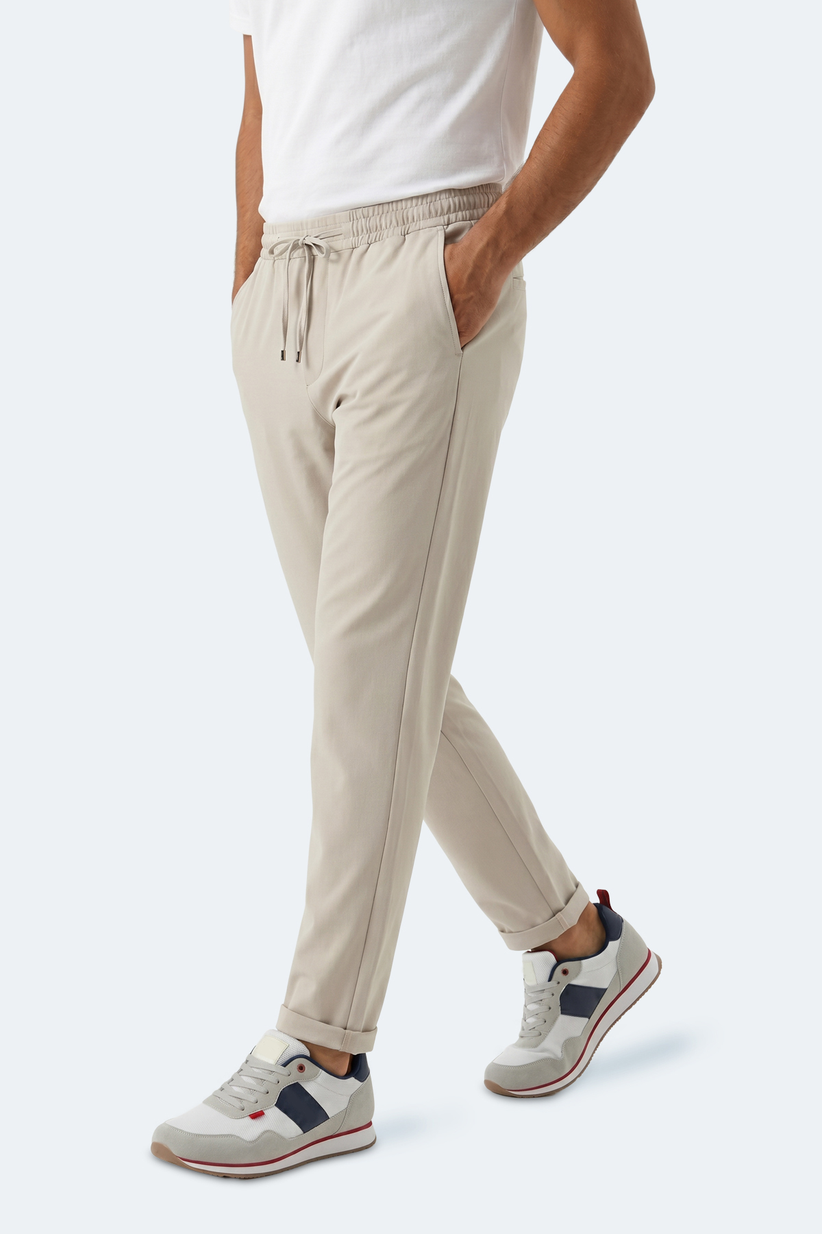 SLAZENGER ESPINO Erkek Cepli Gri Eşofman Altı görsel 6