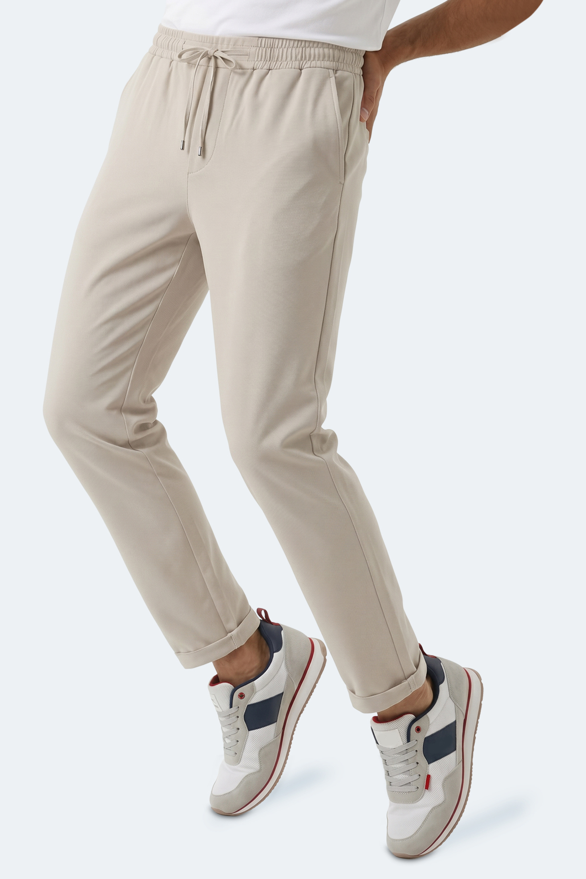 SLAZENGER ESPINO Erkek Cepli Gri Eşofman Altı görsel 7