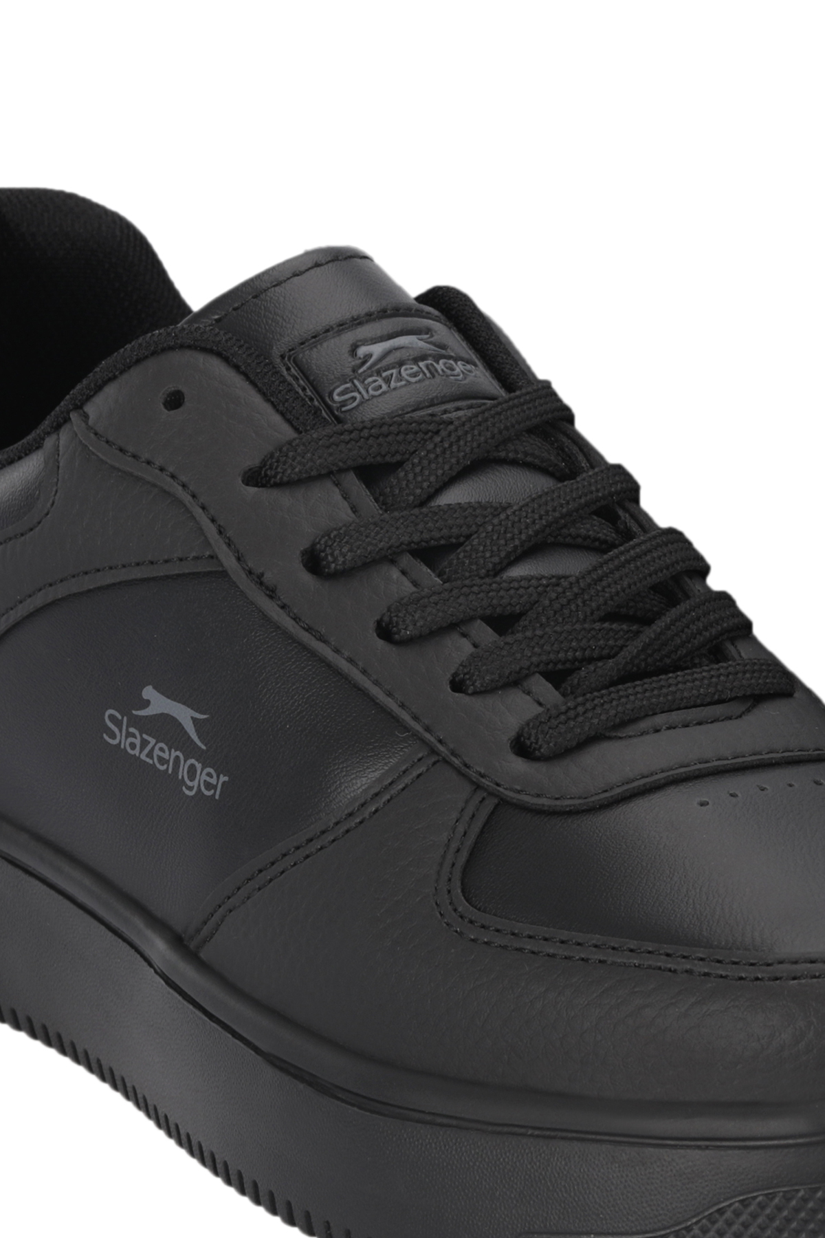 SLAZENGER PINNO I Kadın Siyah / Siyah Günlük Spor Ayakkabısı görsel 4