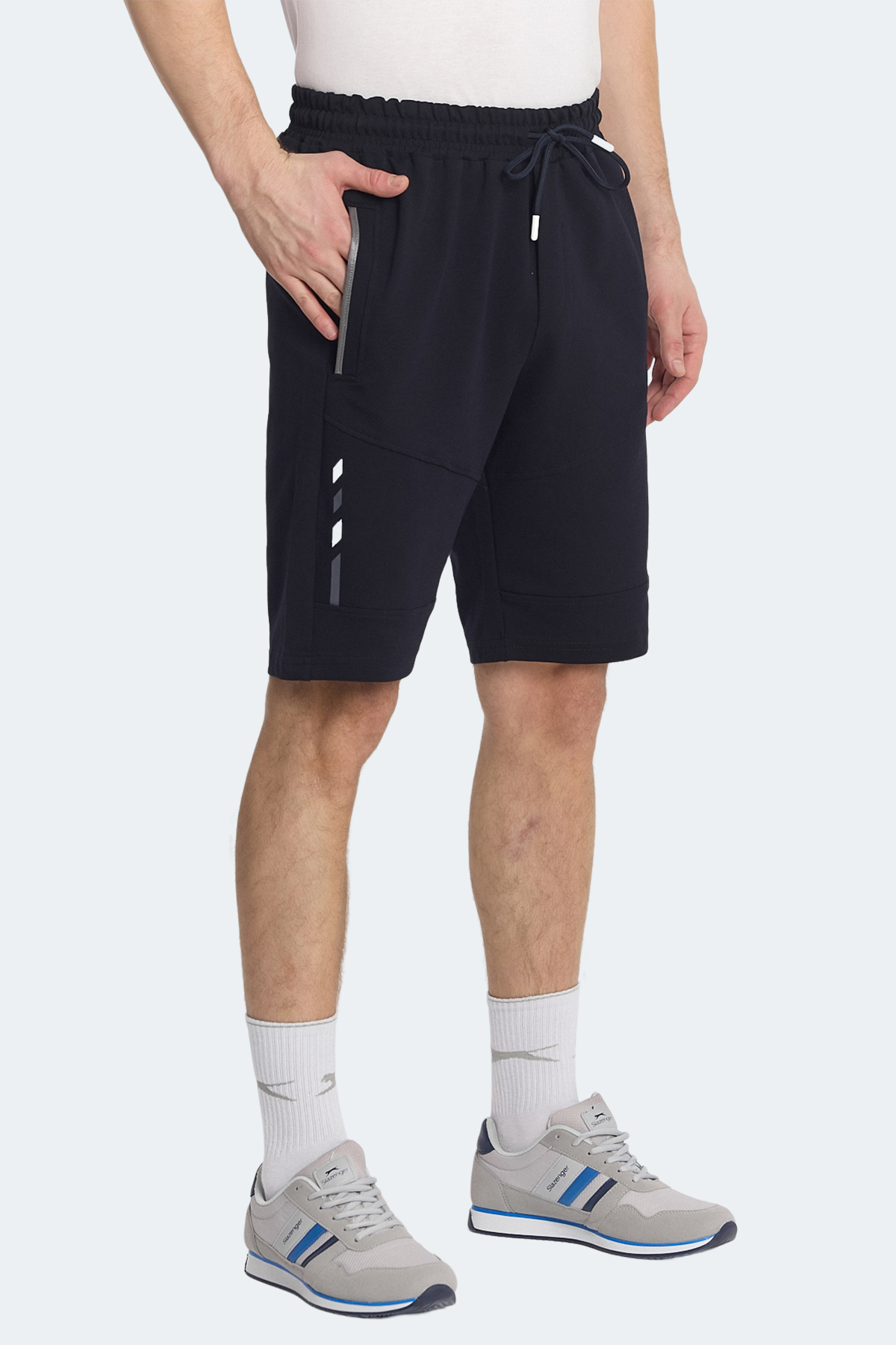 SLAZENGER NASIM Erkek Cepli Lacivert Şort görsel 3