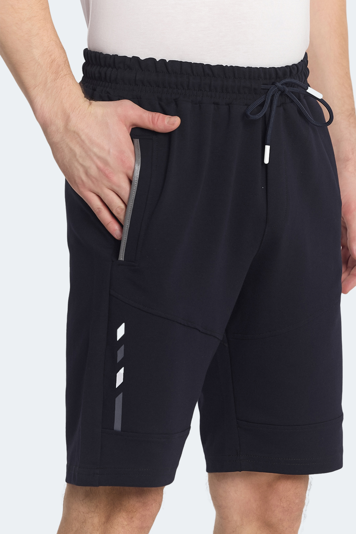 SLAZENGER NASIM Erkek Cepli Lacivert Şort görsel 4