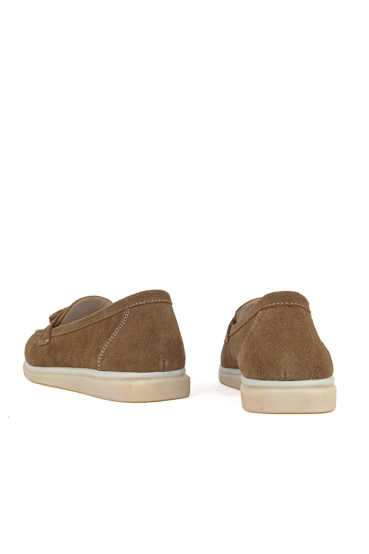 Ziya Ayakkabı Kadın Hakiki Deri Loafer Ayakkabı 161359Z402 Caramel görsel 3