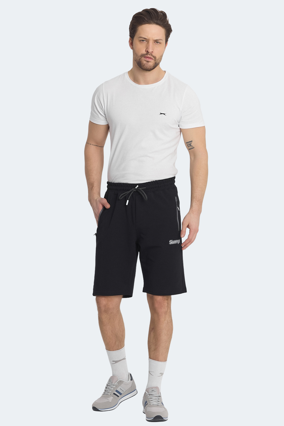 SLAZENGER NAGI Erkek Cepli Lacivert Şort görsel 7