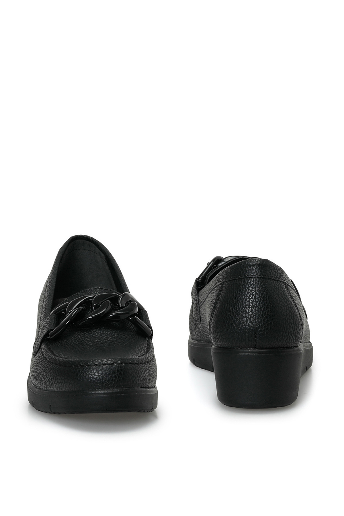 Polaris 166552.Z Siyah Kadın Loafer görsel 5