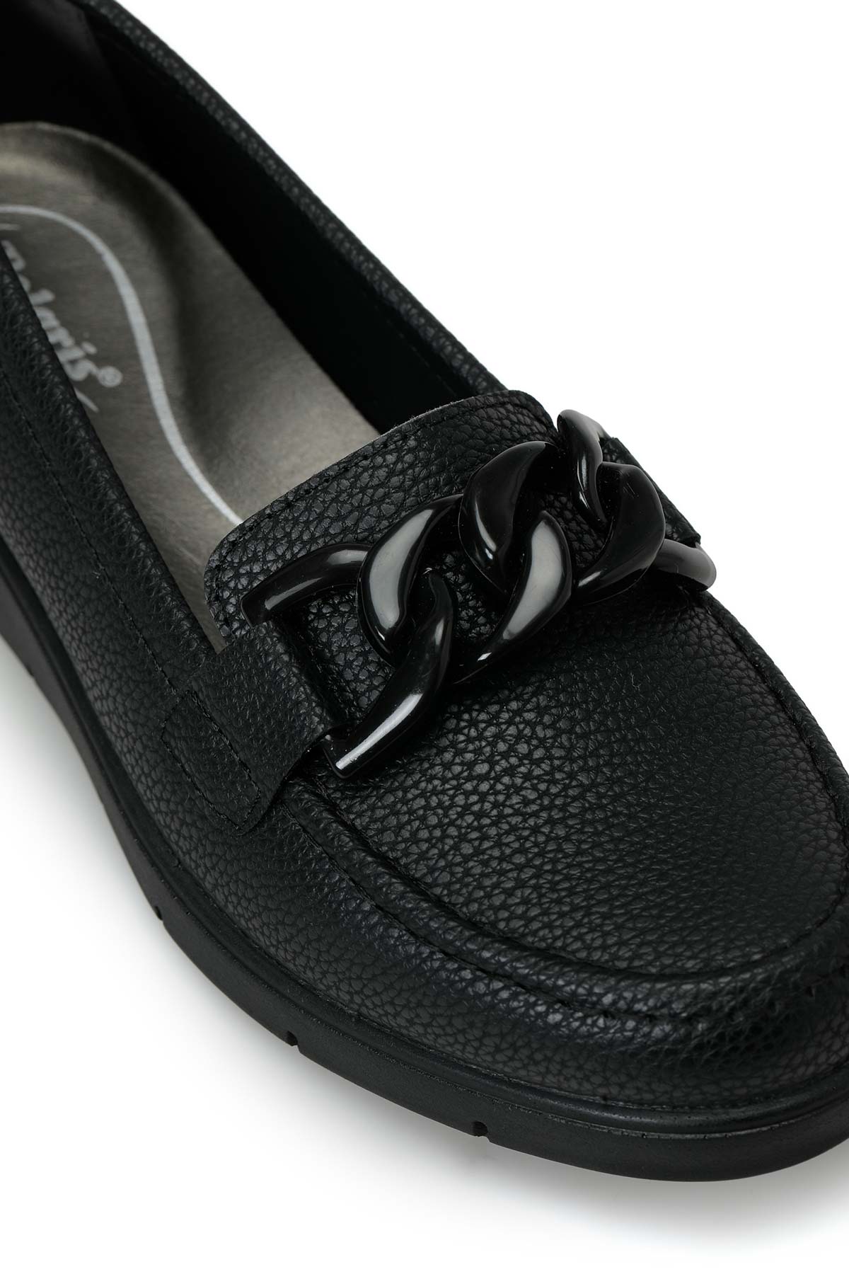 Polaris 166552.Z Siyah Kadın Loafer görsel 7