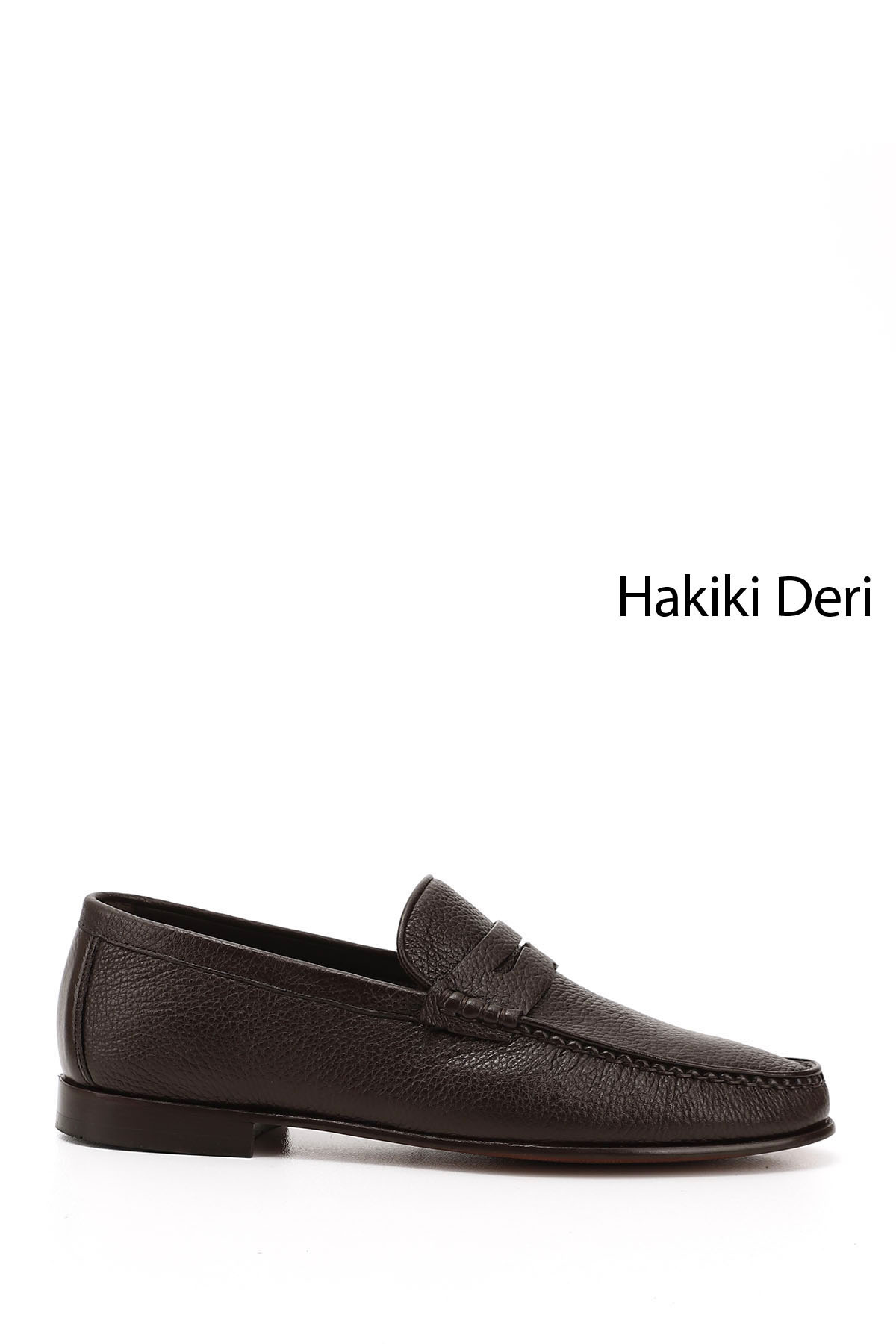 GÖNDERİ(R) Erkek ÇİKOLATA KAHVE Kösele Taban Hakiki Deri Loafer Ayakkabı