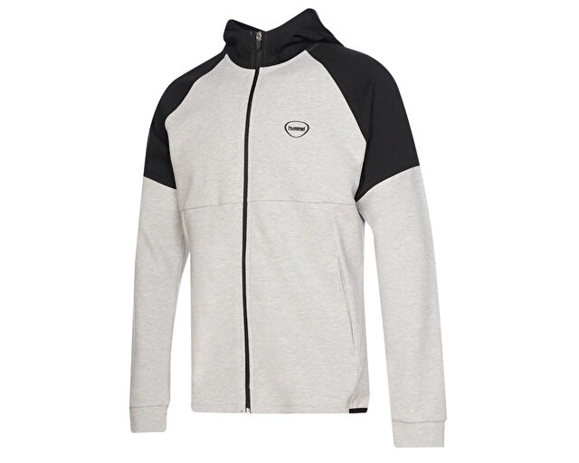 Hummel Inter Zip Hoodie Erkek Günlük Ceket 921257-2393 Gri görsel 5