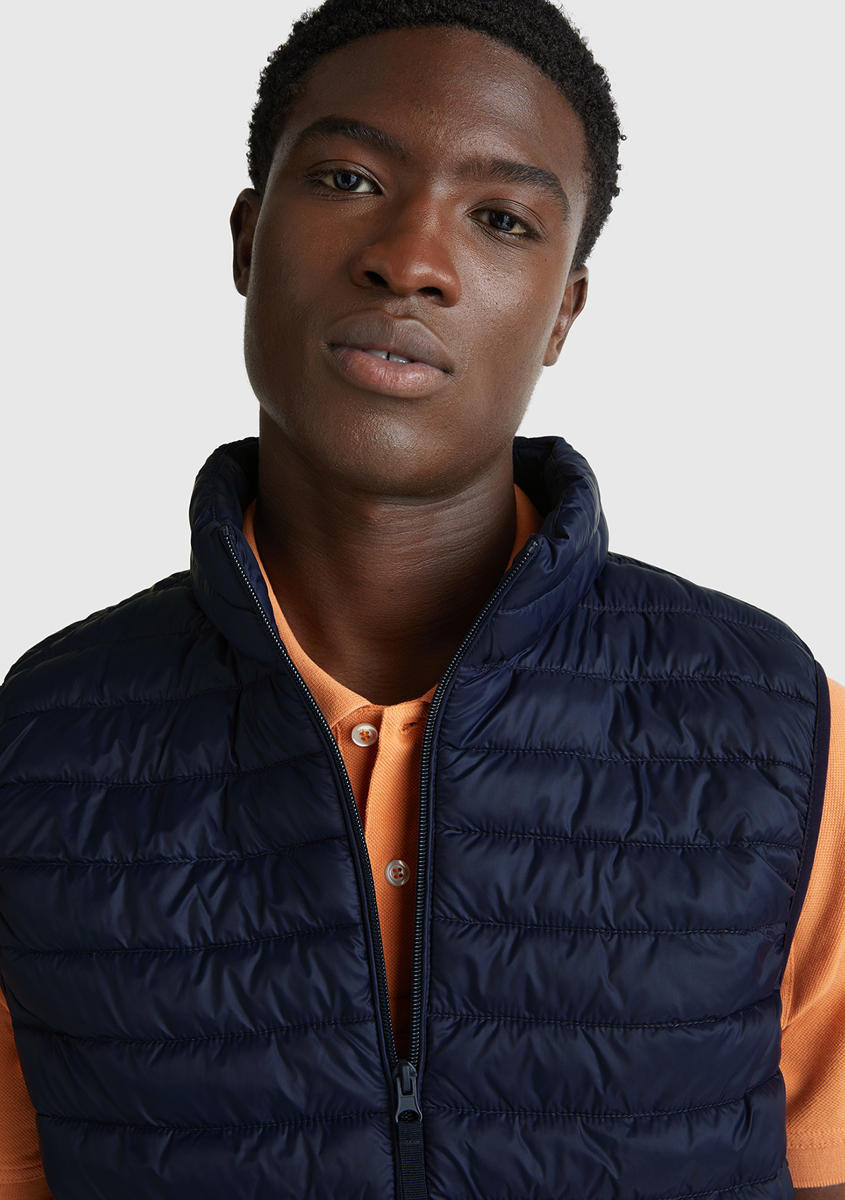 United Colors Of Benetton Erkek Lacivert Polyester Dolgulu Regular Fit Yelek görsel 6