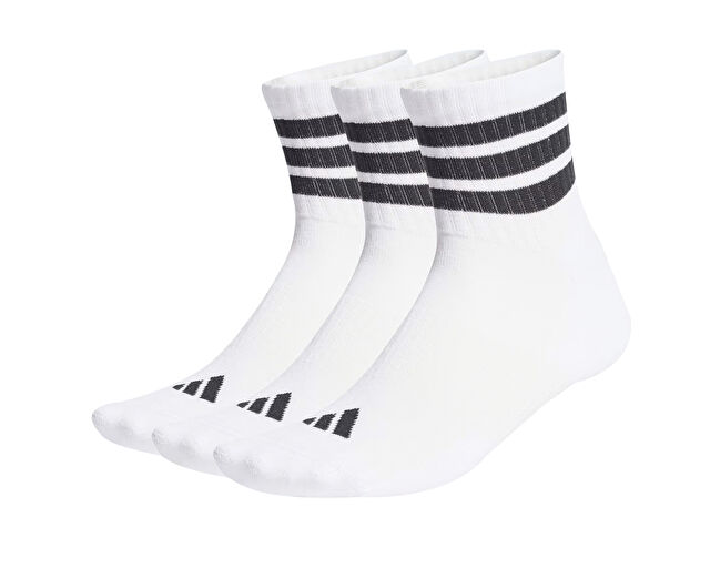 Adidas 3S ESS C MID 3P Çorap (3 Çift) JZ0529 Beyaz