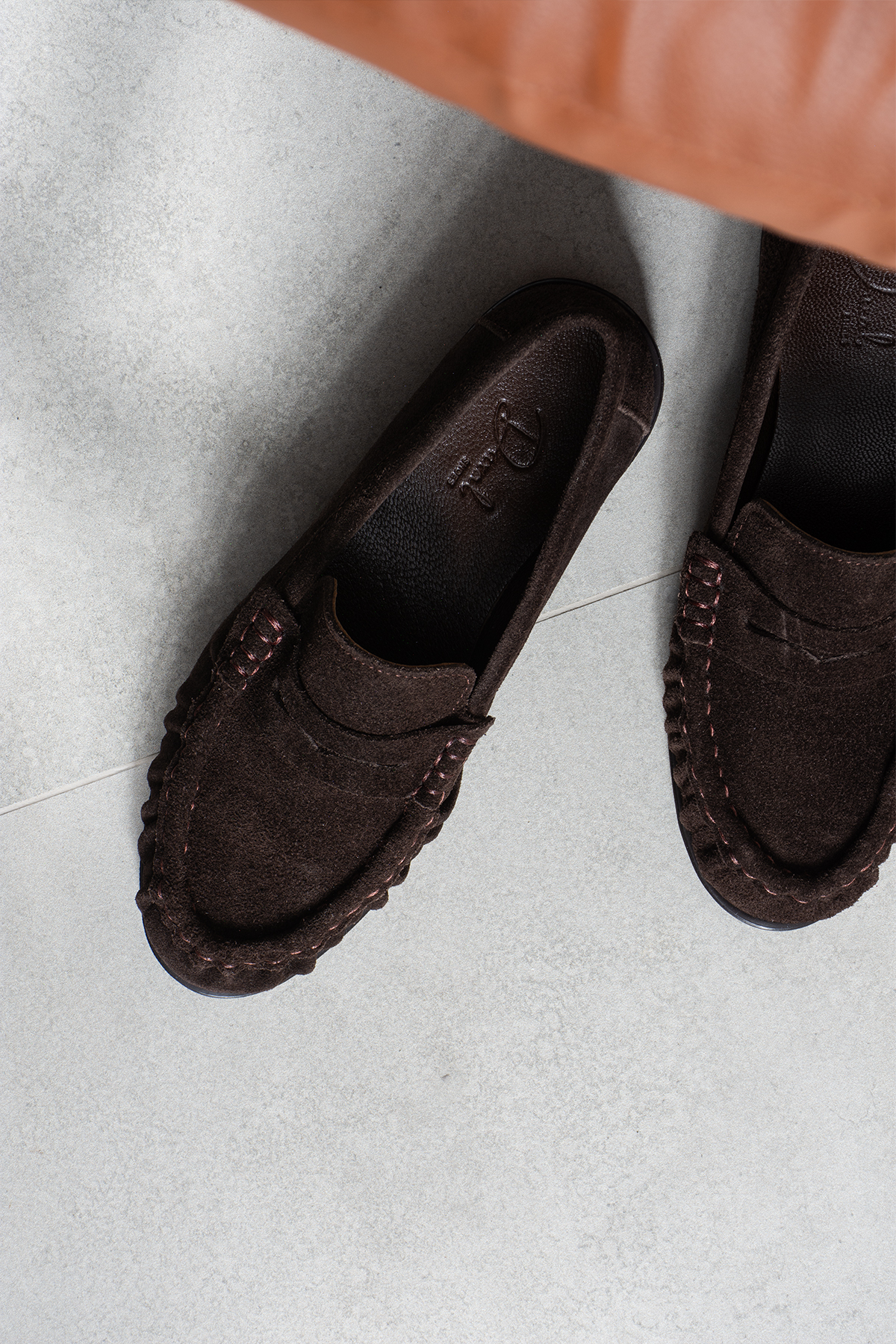 DUXAL SHOES Abelia Kadın Hakiki Süet Deri Loafer Ayakkabı görsel 2