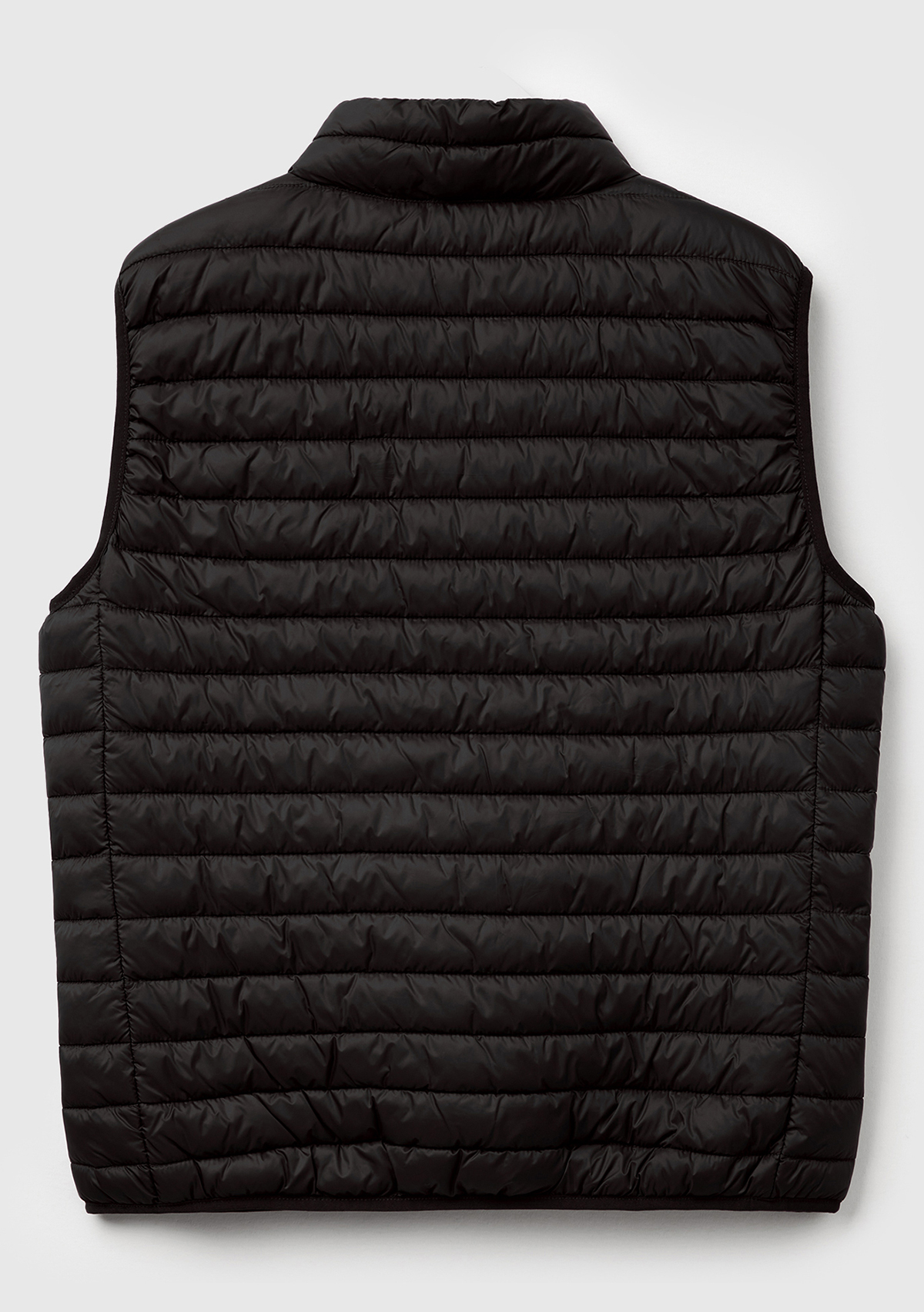 United Colors Of Benetton Erkek Siyah Polyester Dolgulu Regular Fit Yelek görsel 4