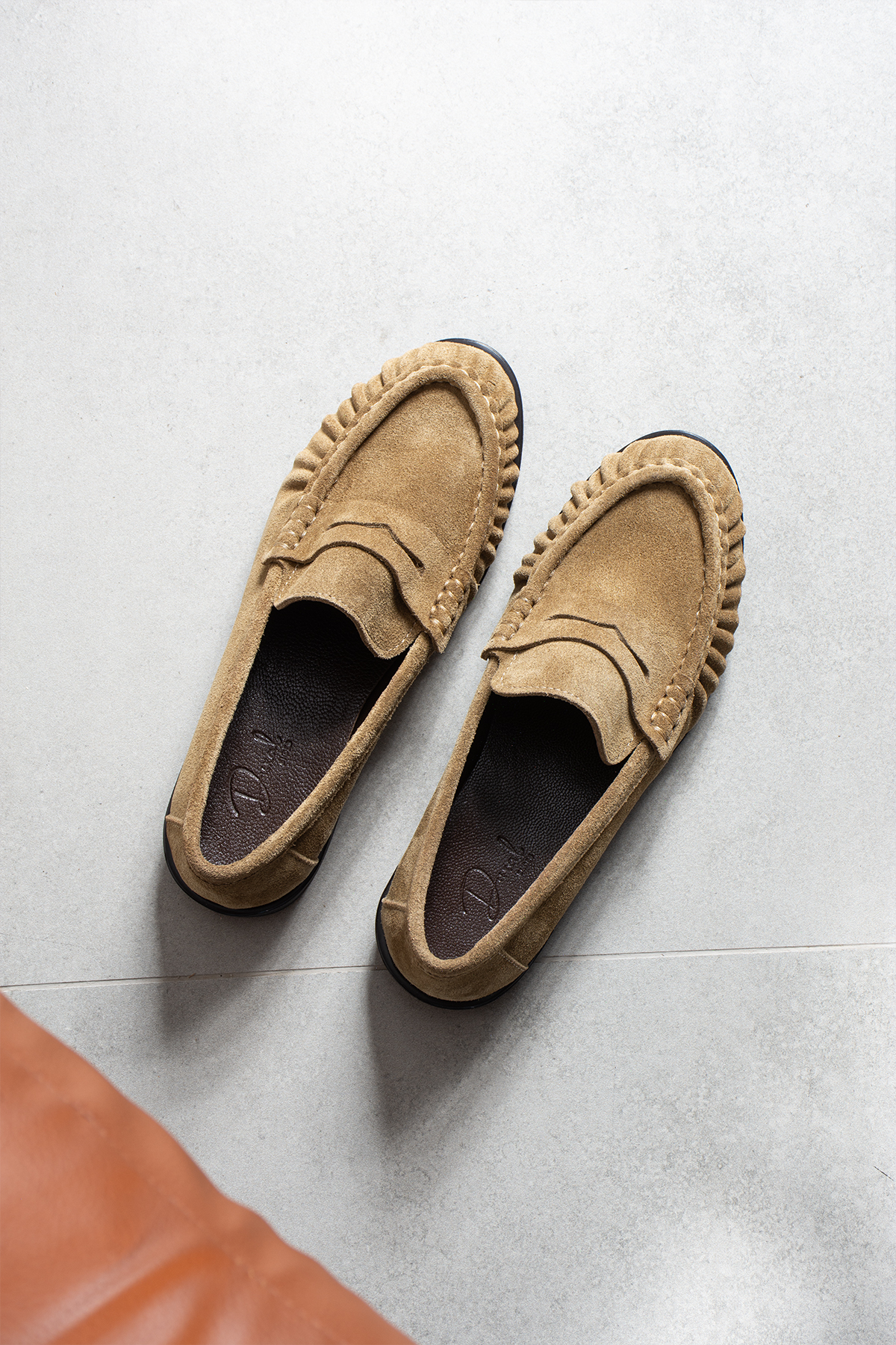 DUXAL SHOES Abelia Kadın Hakiki Süet Deri Loafer Ayakkabı