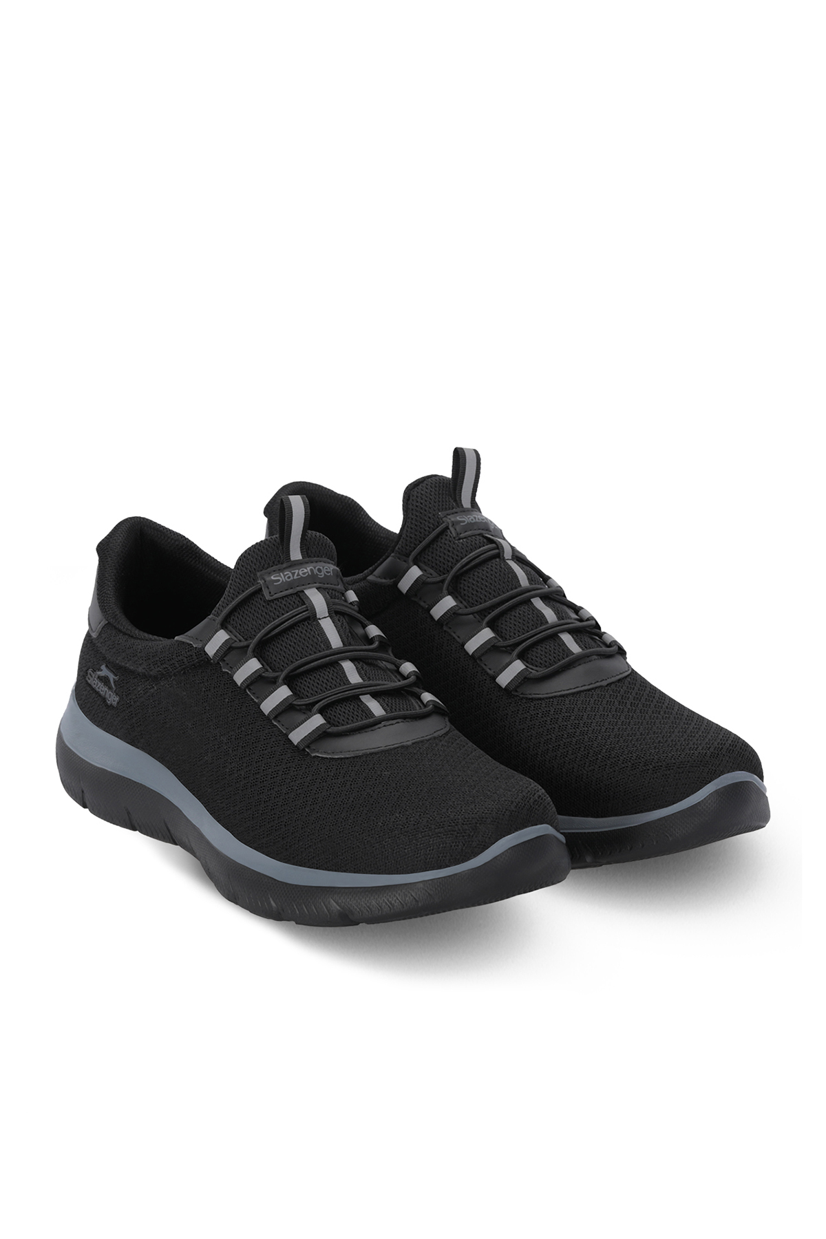 SLAZENGER FLEX FIT I Kadın Siyah / Siyah Koşu & Yürüyüş Spor Ayakkabısı görsel 2