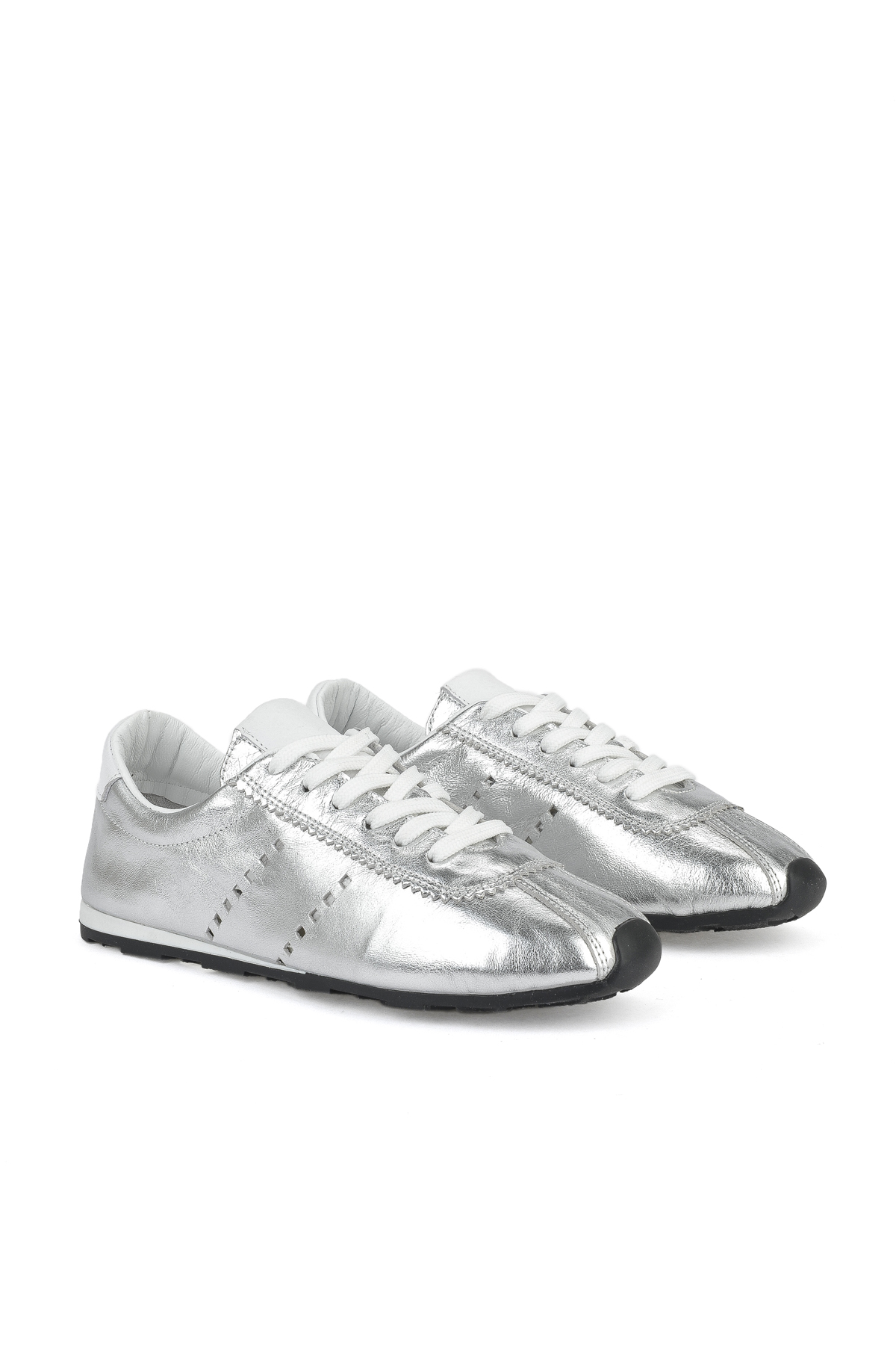 Ziya Ayakkabı Kadın Hakiki Deri Sneaker 1511035Z6300 Gümüş görsel 2