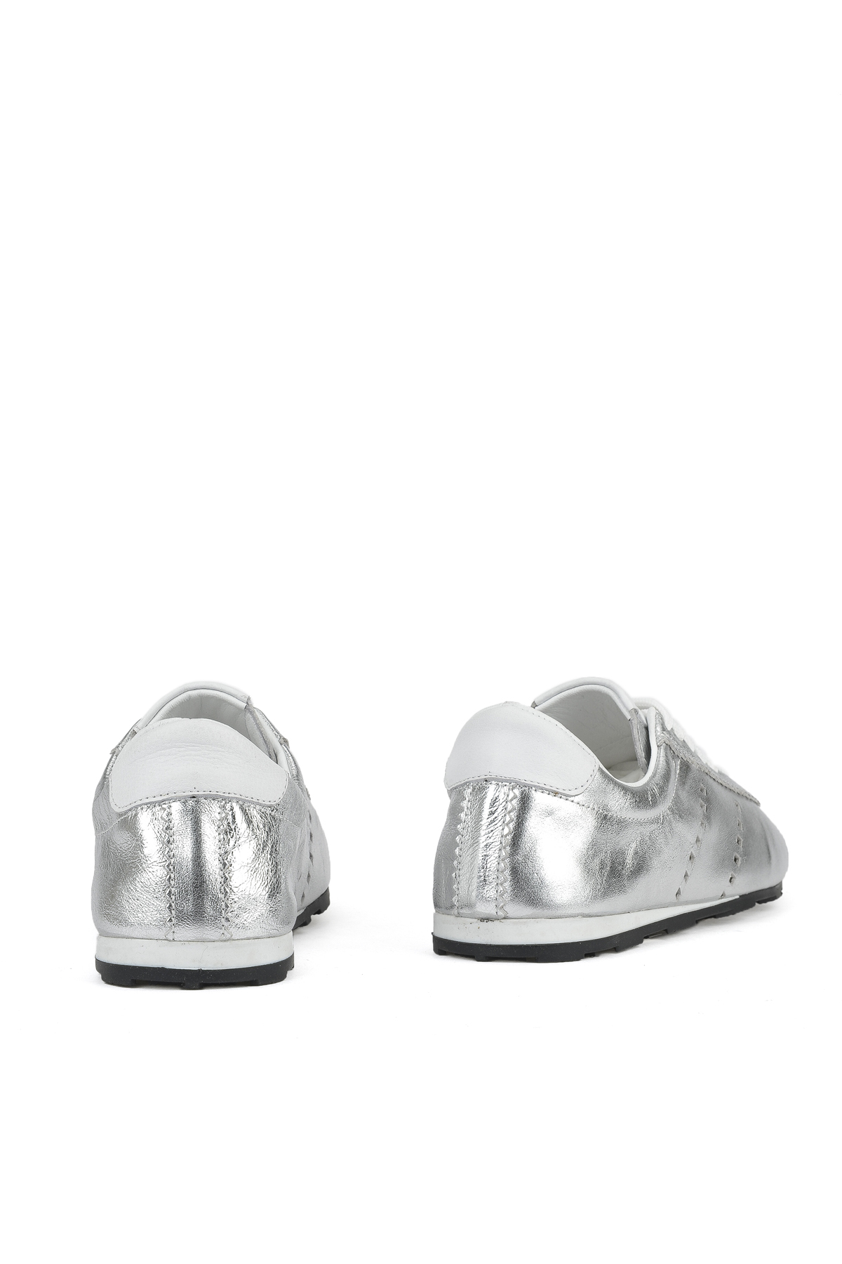 Ziya Ayakkabı Kadın Hakiki Deri Sneaker 1511035Z6300 Gümüş görsel 3